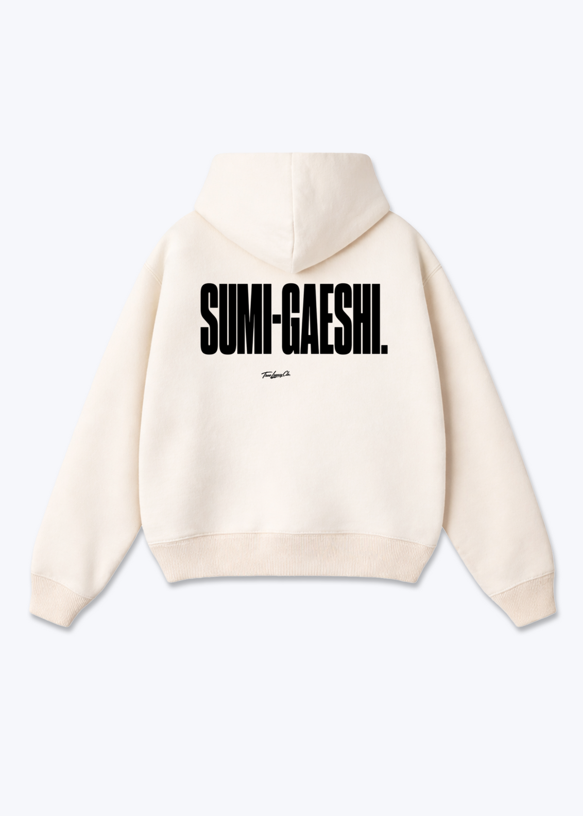 SUMI-GAESHI - Oversized Hoodie - Beige Back (Designed)