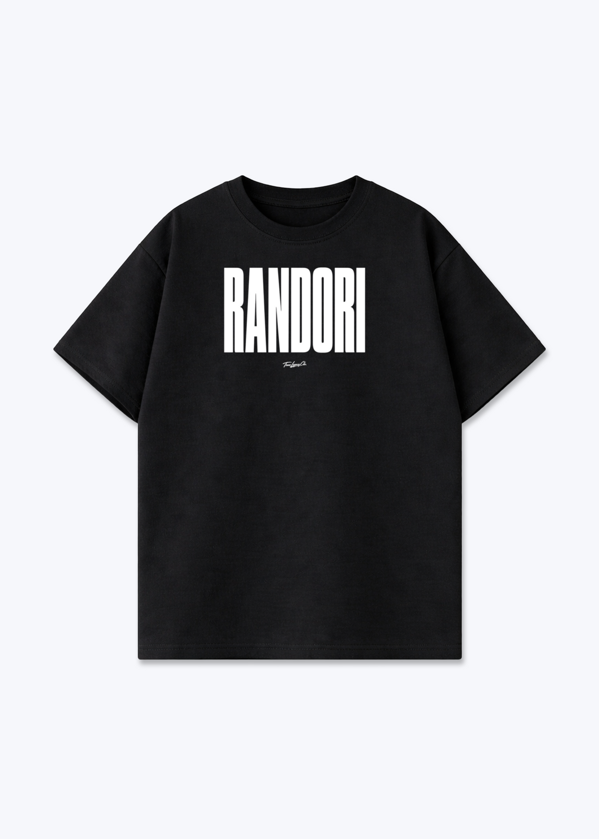 RANDORI - Oversized Shirt - Black Front (Designed)