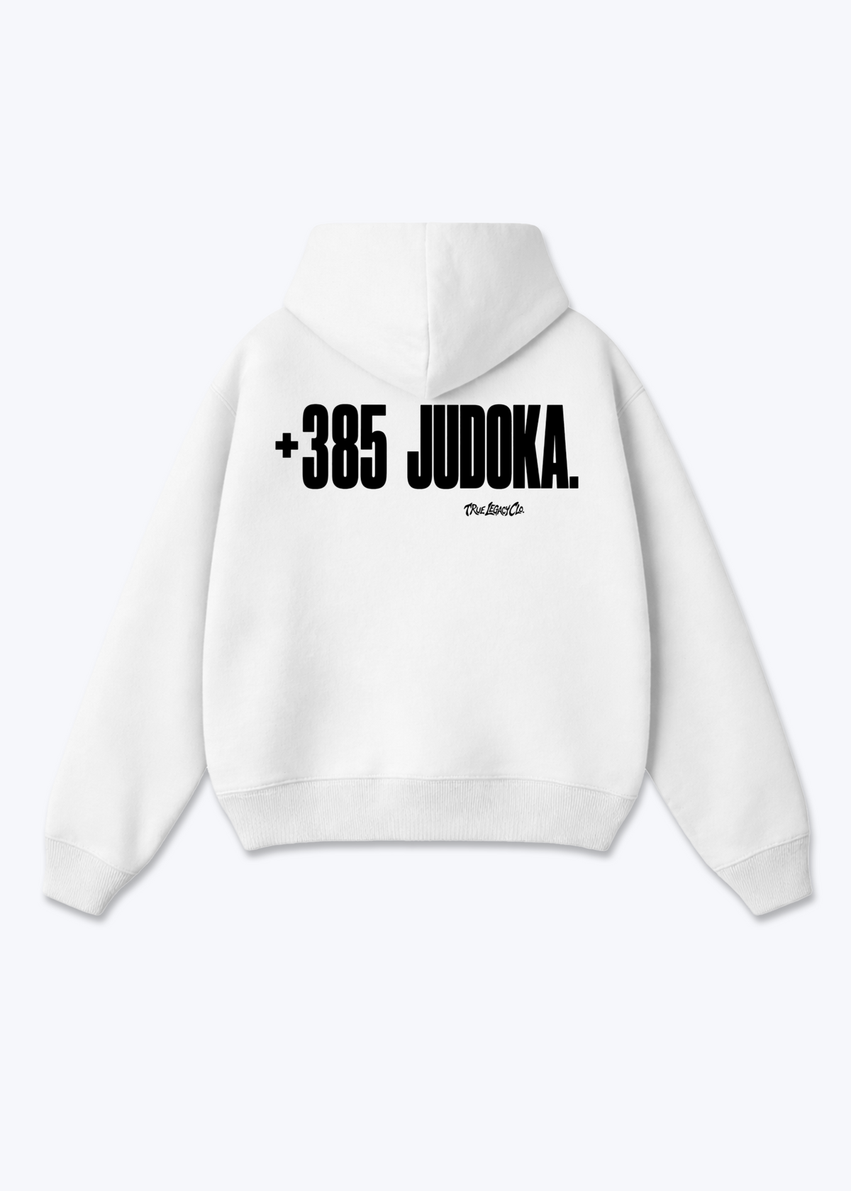 +385 JUDOKA (CRO) - Oversized Hoodie - White Back (Designed)