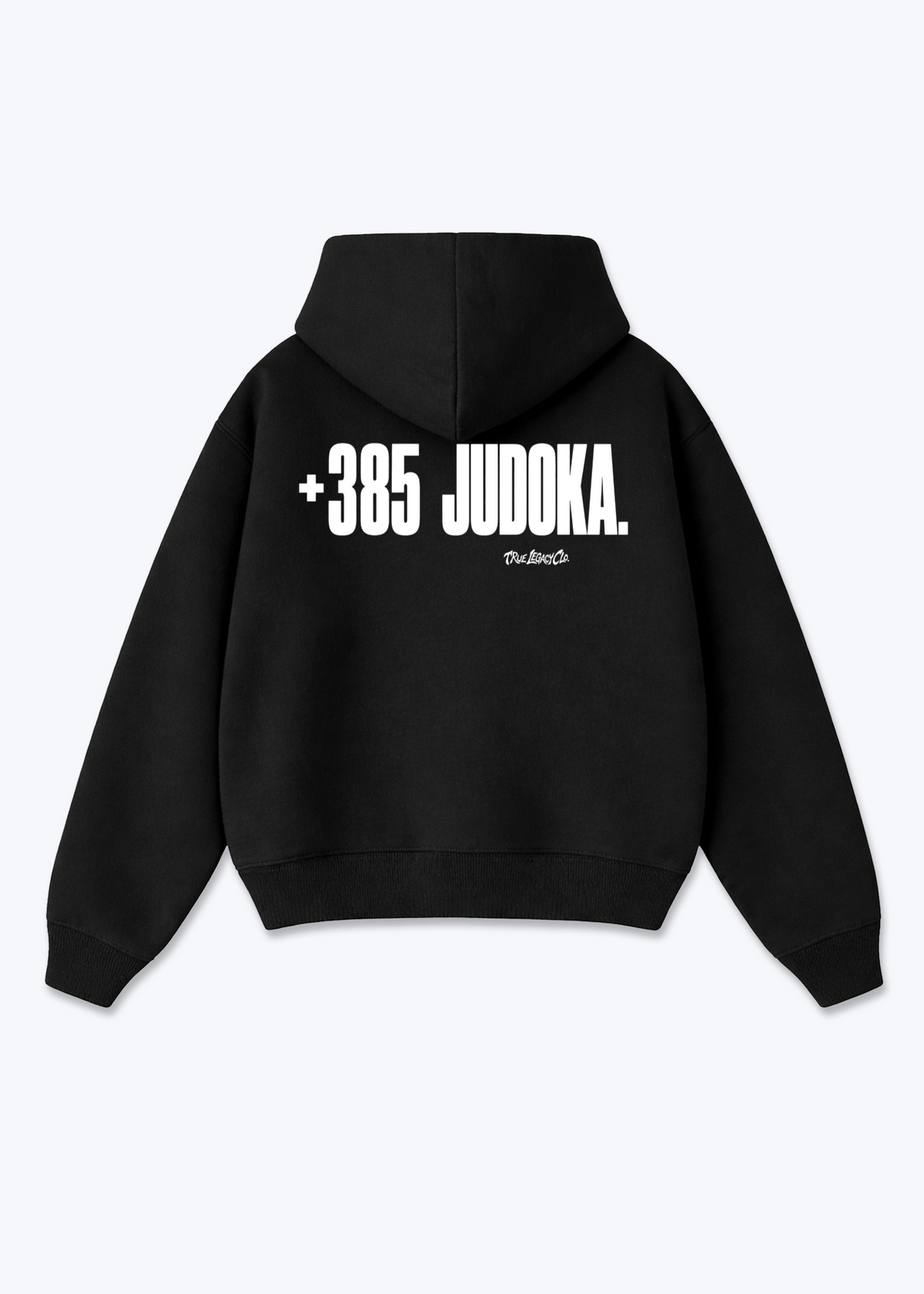 +385 JUDOKA (CRO) - Oversized Hoodie - Black Back (Designed)