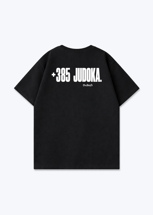 +385 JUDOKA (CRO) - Oversized Shirt - Black Back (Designed)