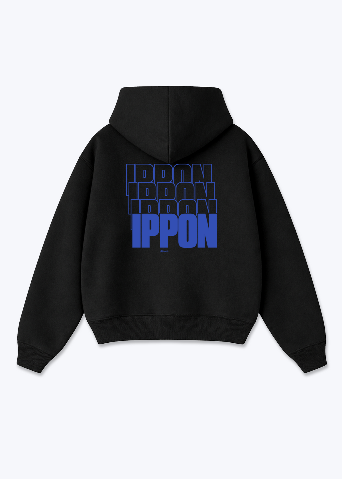 IPPON ECHO (ORIGINAL) - Oversized Hoodie - Black Back (Designed)