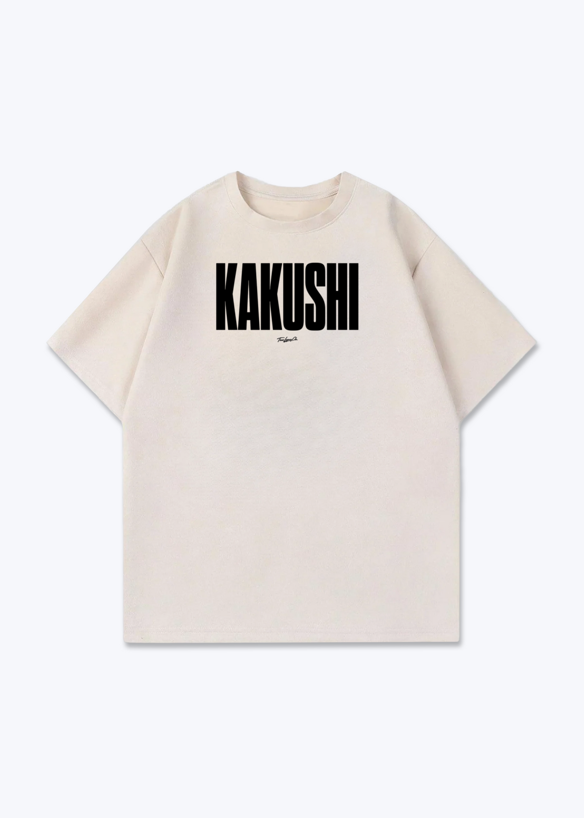 KAKUSHI - Oversized Shirt - Beige Front (Designed)