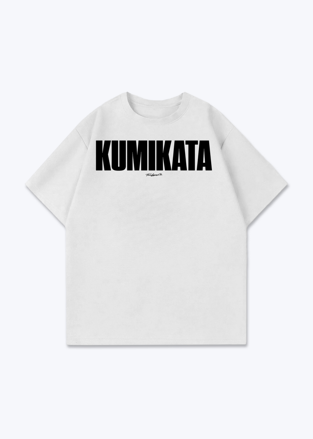 KUMIKATA - Oversized Shirt - White Front (Designed)