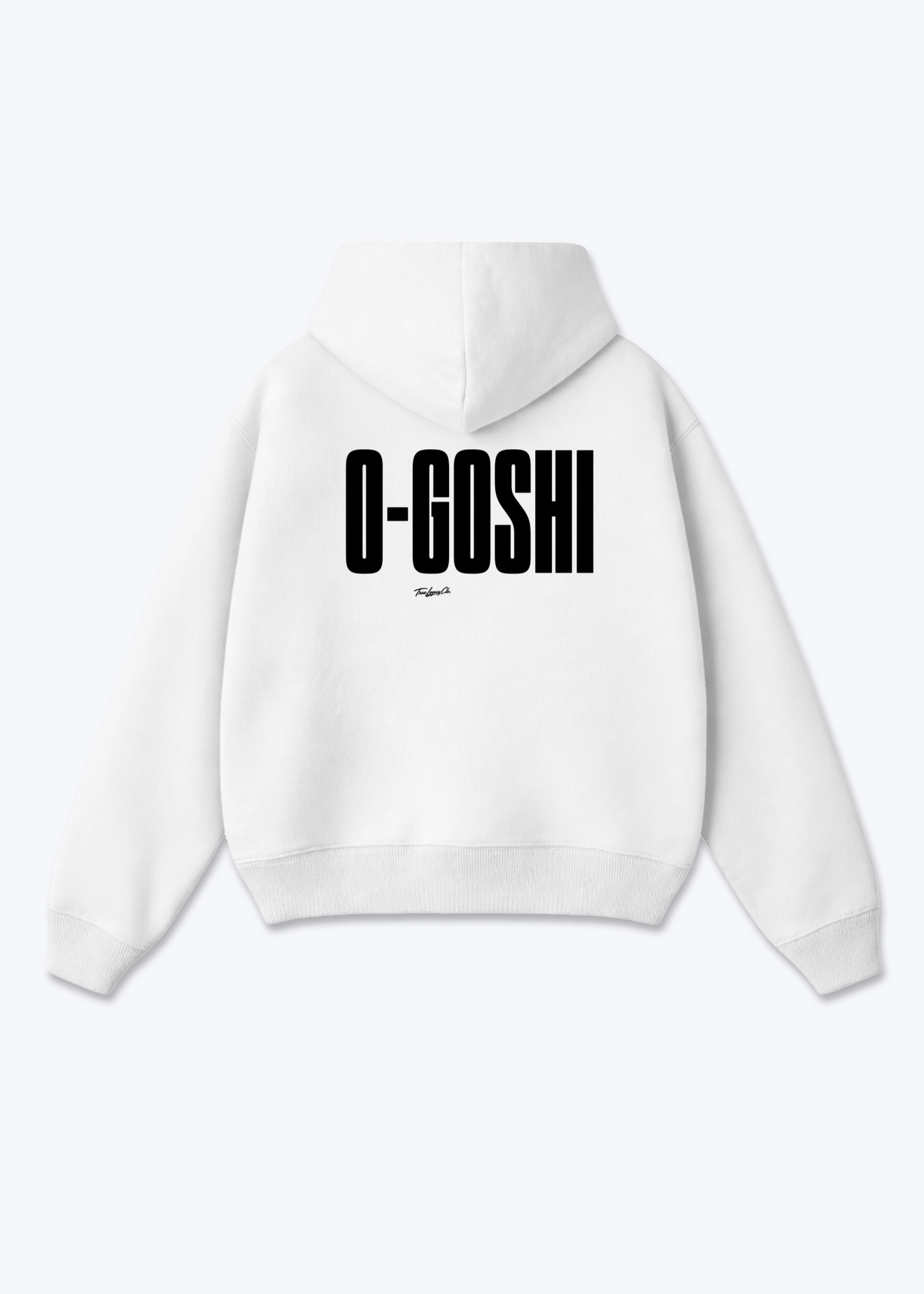 O-GOSHI - Oversized Hoodie - White Back (Designed)