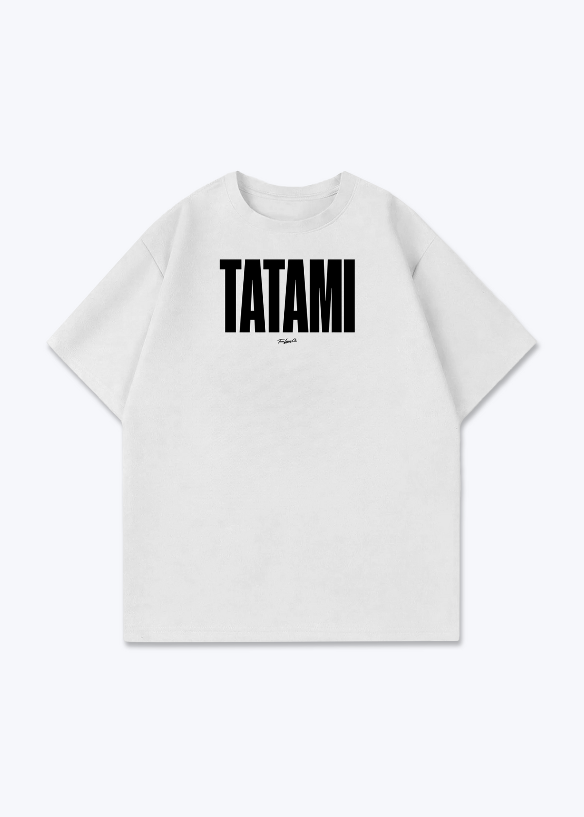 TATAMI - Oversized Shirt - White Front (Designed)