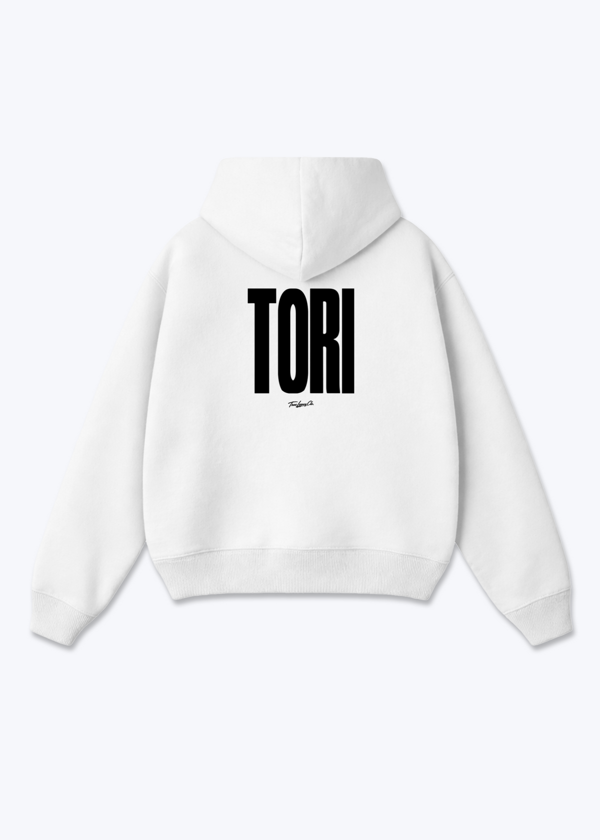 TORI - Oversized Hoodie - White Back (Designed)