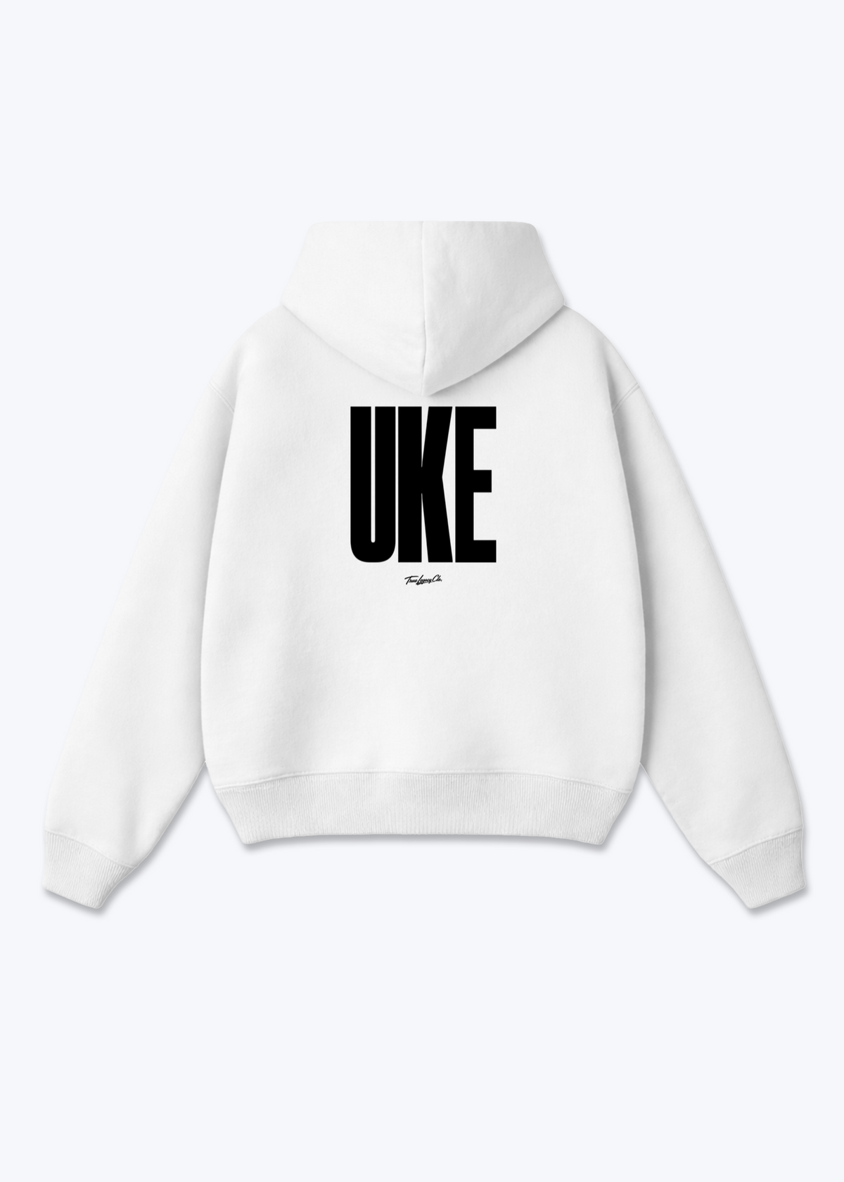 UKE - Oversized Hoodie - White Back (Designed)