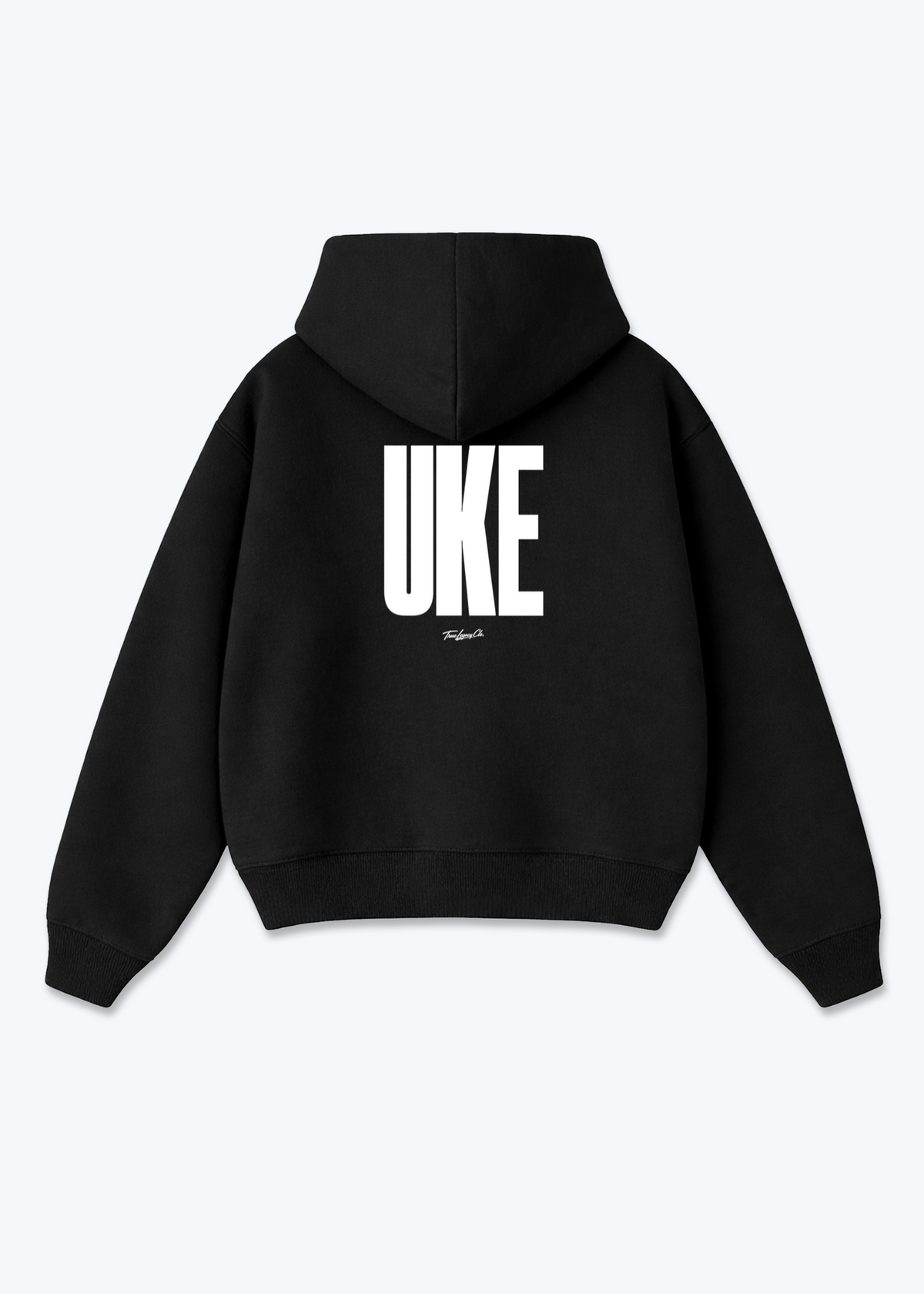 UKE - Oversized Hoodie - Black Back (Designed)