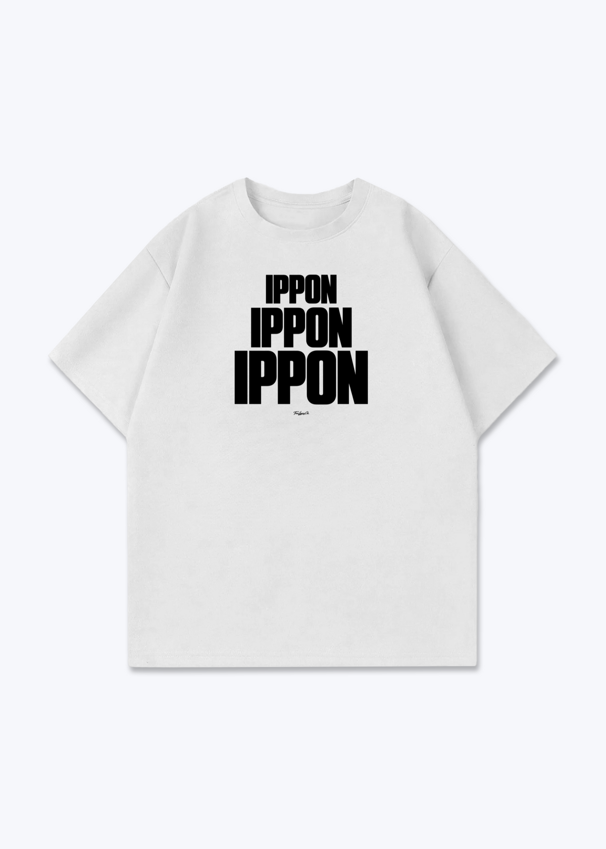 IPPON PYRAMIDE - Oversized Shirt - White Front (Designed)