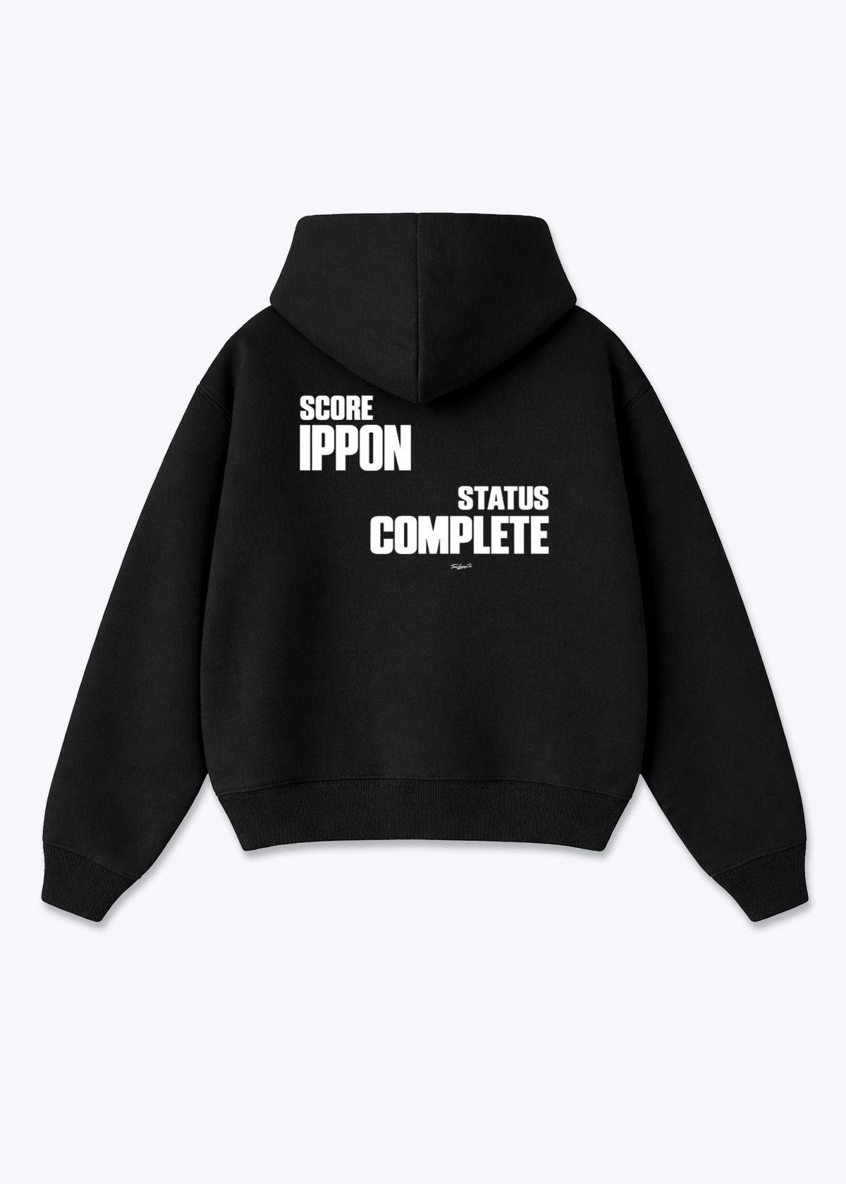 SCORE IPPON STATUS COMPLETE - Oversized Hoodie - Black Back (Designed)
