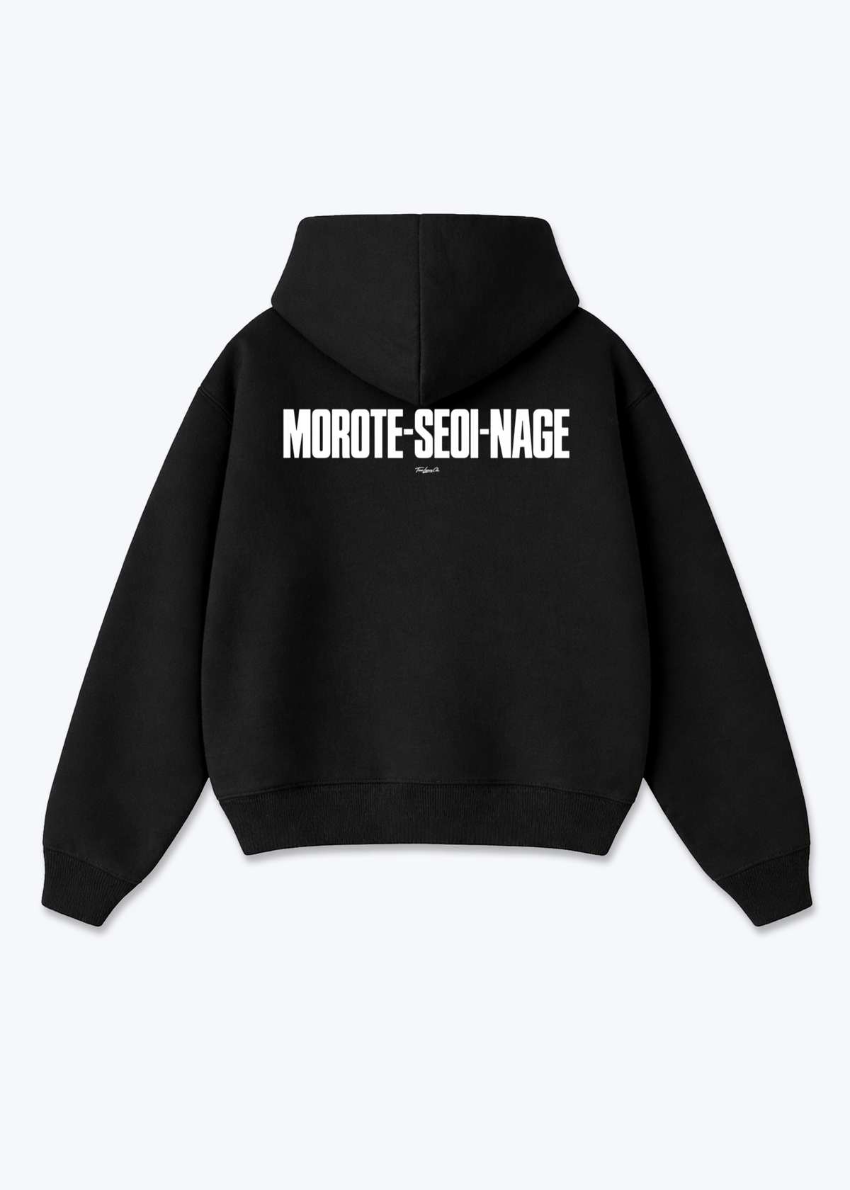 MOROTE-SEOI-NAGE - Oversized Hoodie - Black Back (Designed)