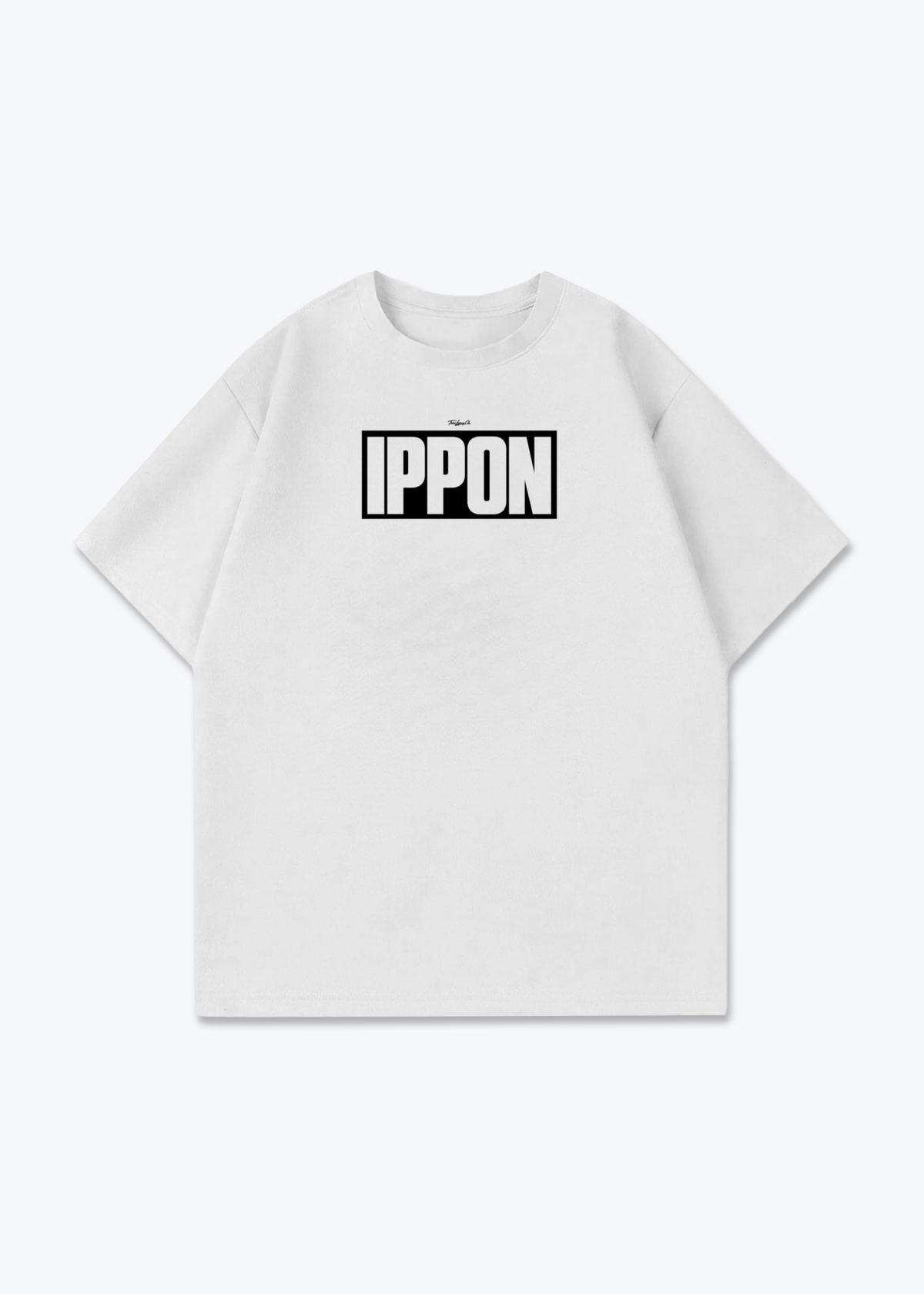 IPPON SCOREBOARD - Oversized Shirt - White Front (Designed)