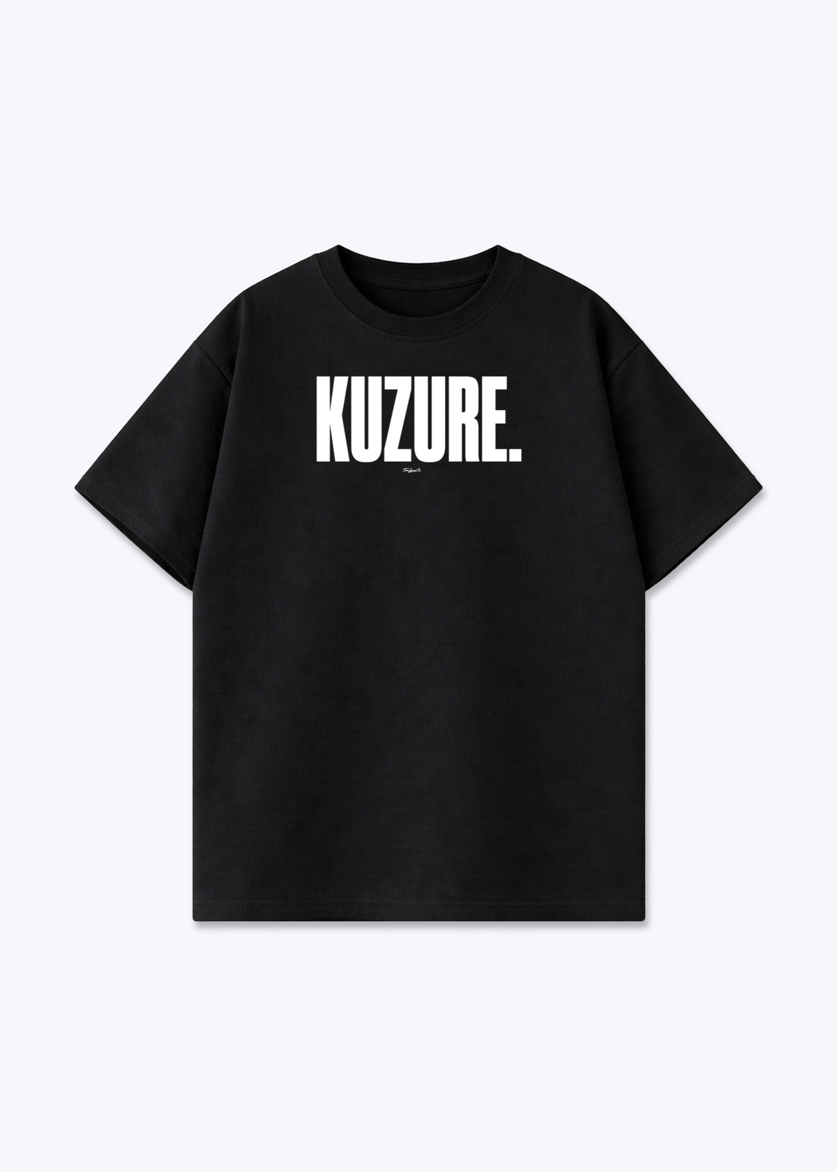 KUZURE - Oversized Shirt - Black Front (Designed)