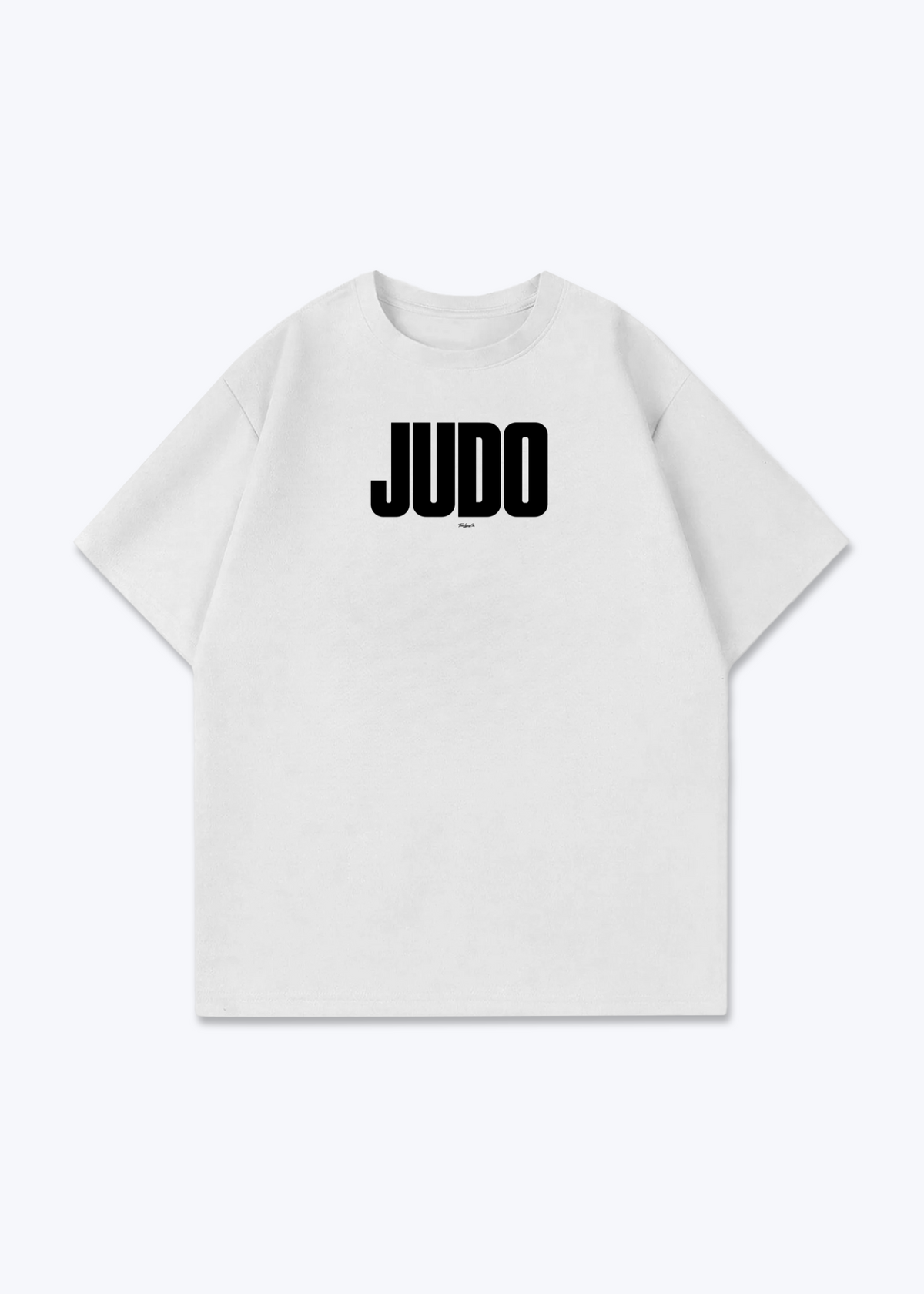 JUDO - Oversized Shirt - White Front (Designed)