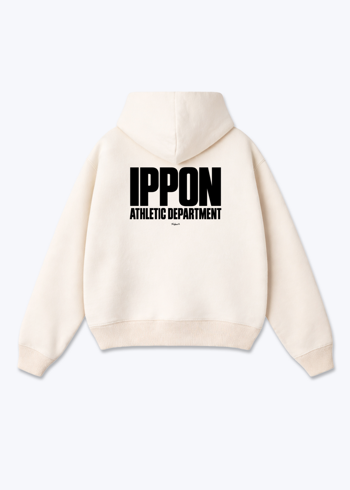 IPPON ATHLETIC DEPARTMENT - Oversized Hoodie - Beige Back (Designed)