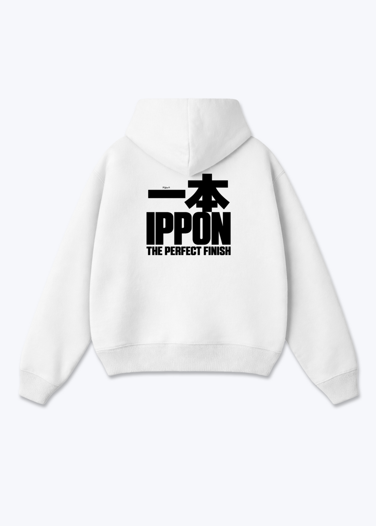 IPPON THE PERFECT FINISH (ORIGINAL) - Oversized Hoodie - White Back (Designed)