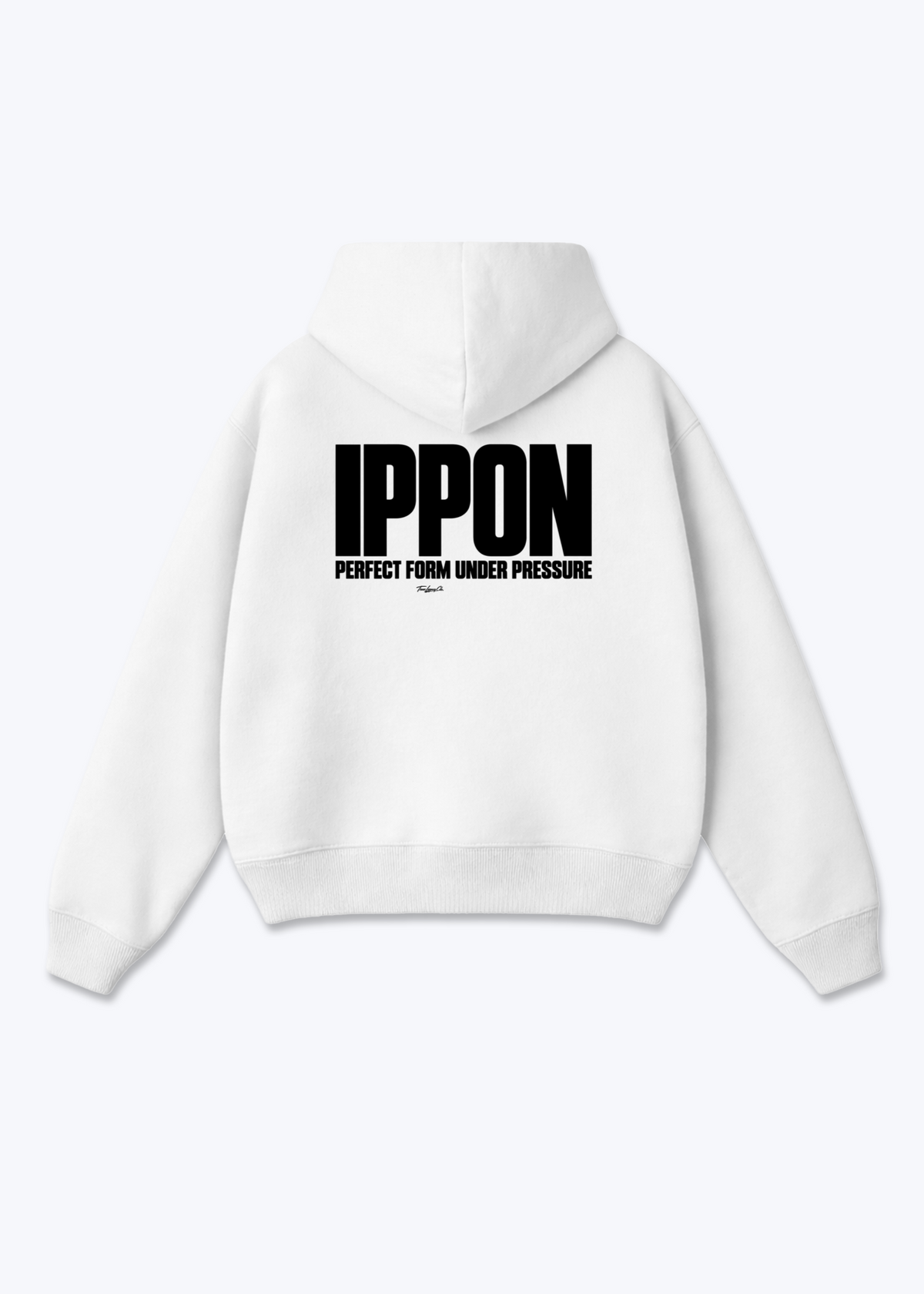 IPPON PERFECT FORM - Oversized Hoodie - White Back (Designed)