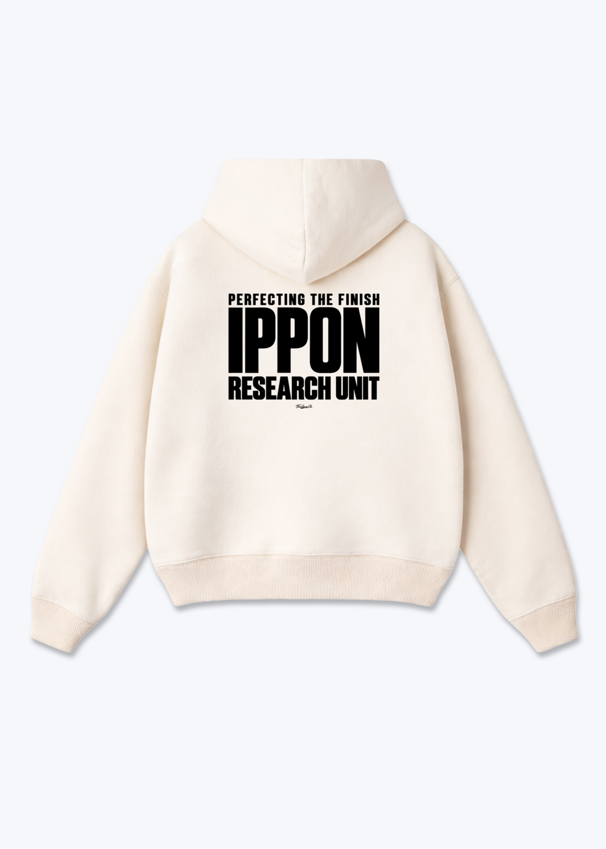 IPPON RESEARCH UNIT - Oversized Hoodie - Beige Back (Designed)
