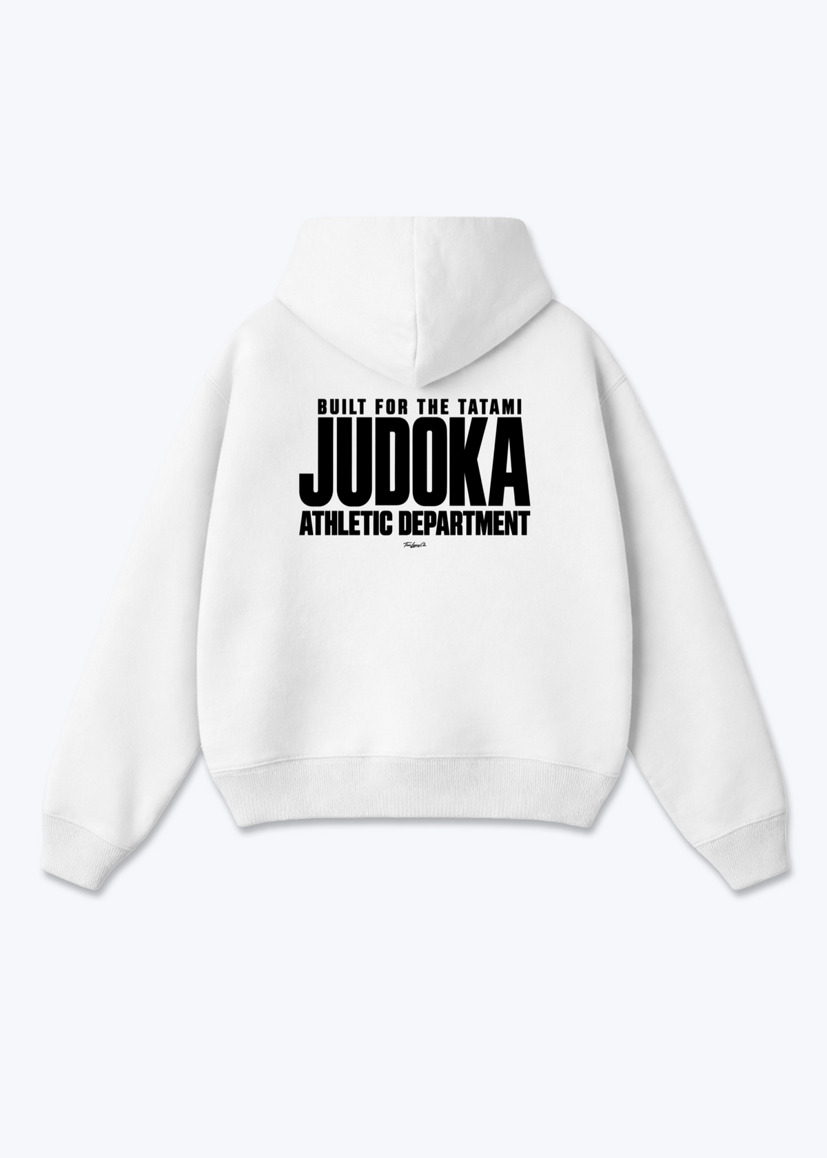 JUDOKA ATHLETIC DEPARTMENT - Oversized Hoodie - White Back (Designed)