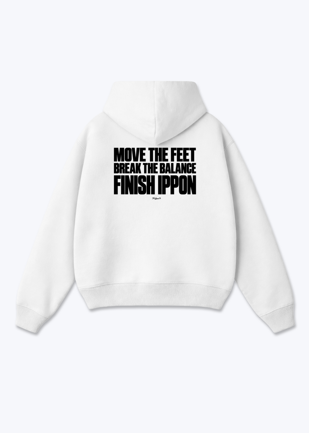 MOVE THE FEET - Oversized Hoodie - White Back (Designed)