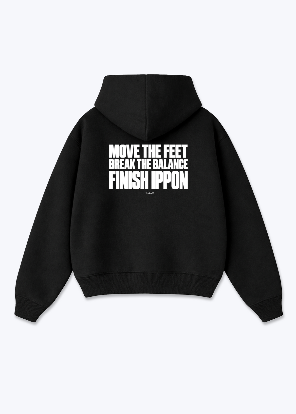MOVE THE FEET - Oversized Hoodie - Black Back (Designed)
