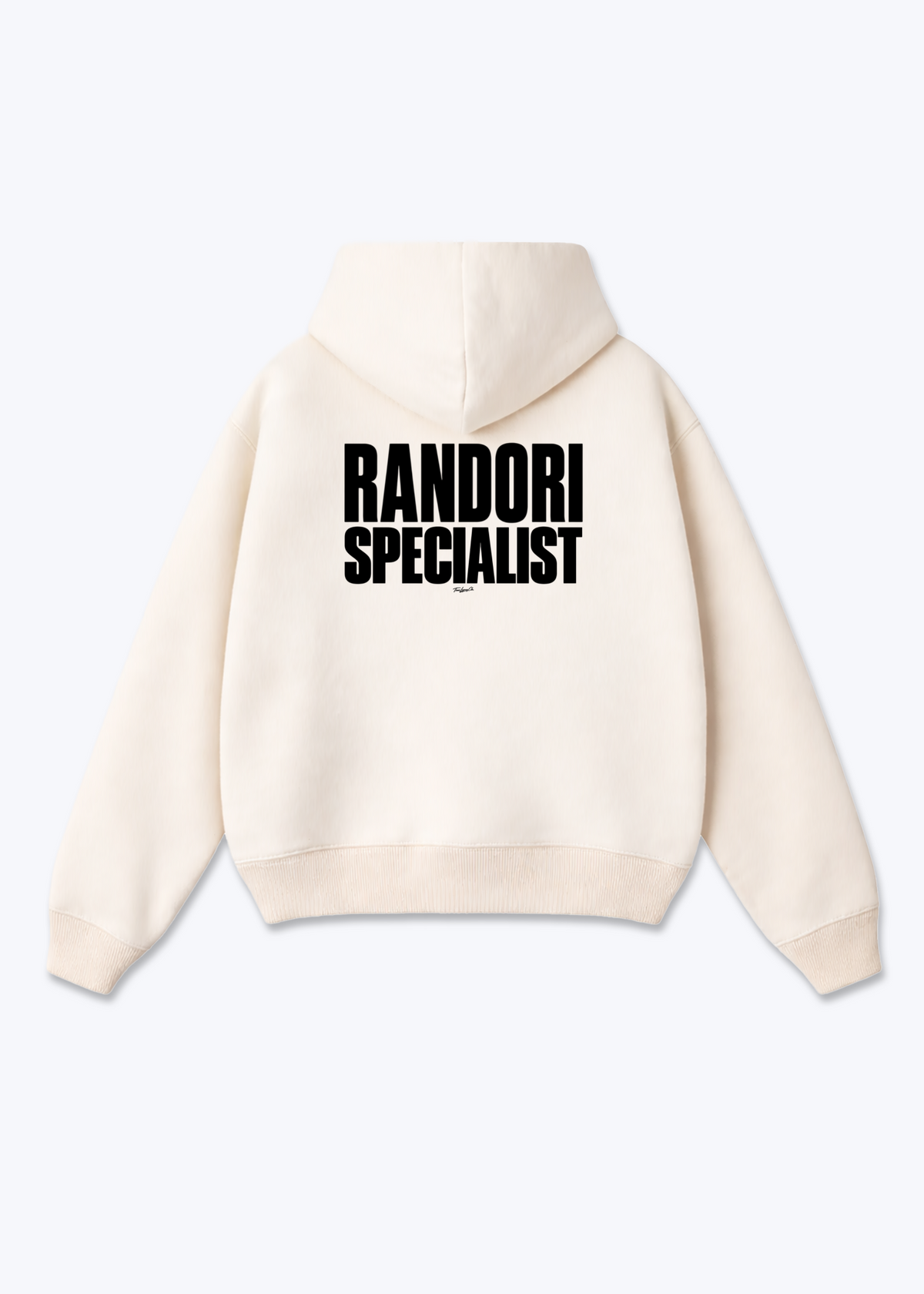 RANDORI SPECIALIST - Oversized Hoodie - Beige Back (Designed)