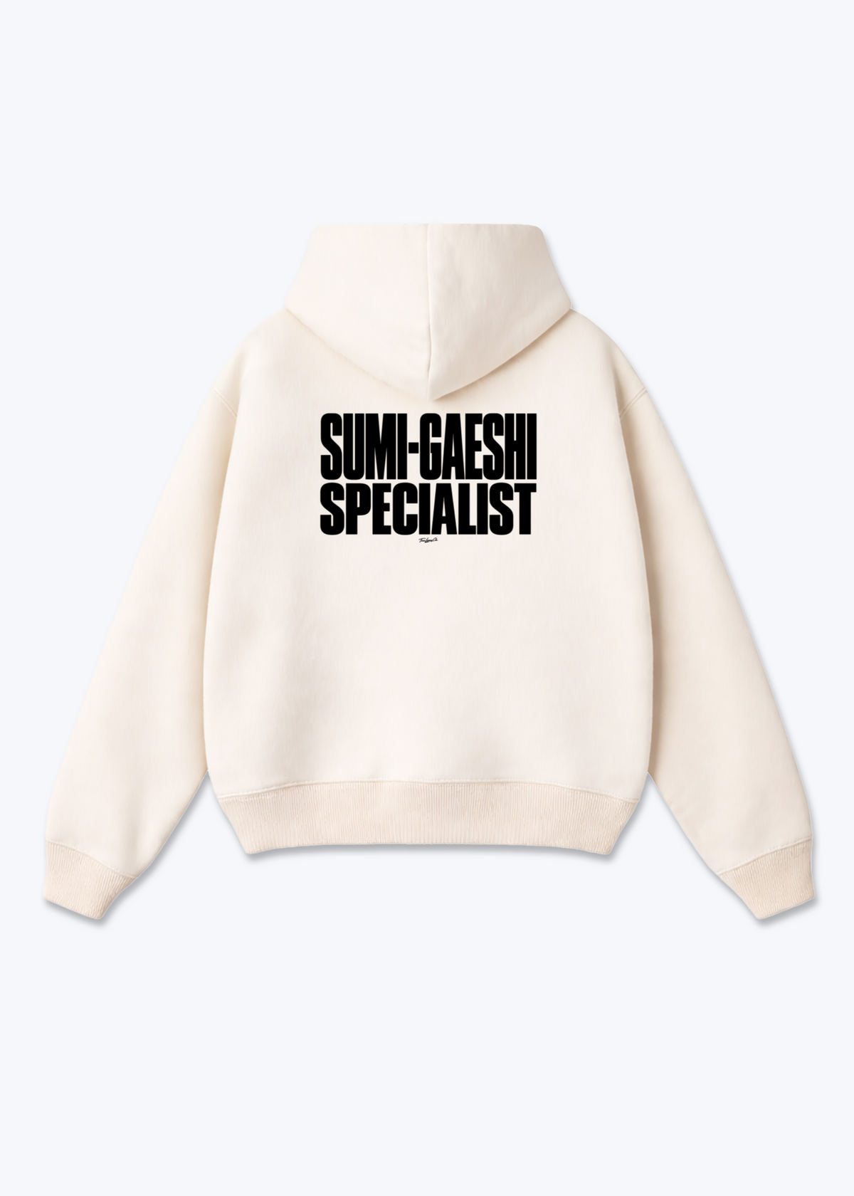 SUMI-GAESHI SPECIALIST - Oversized Hoodie - Beige Back (Designed)