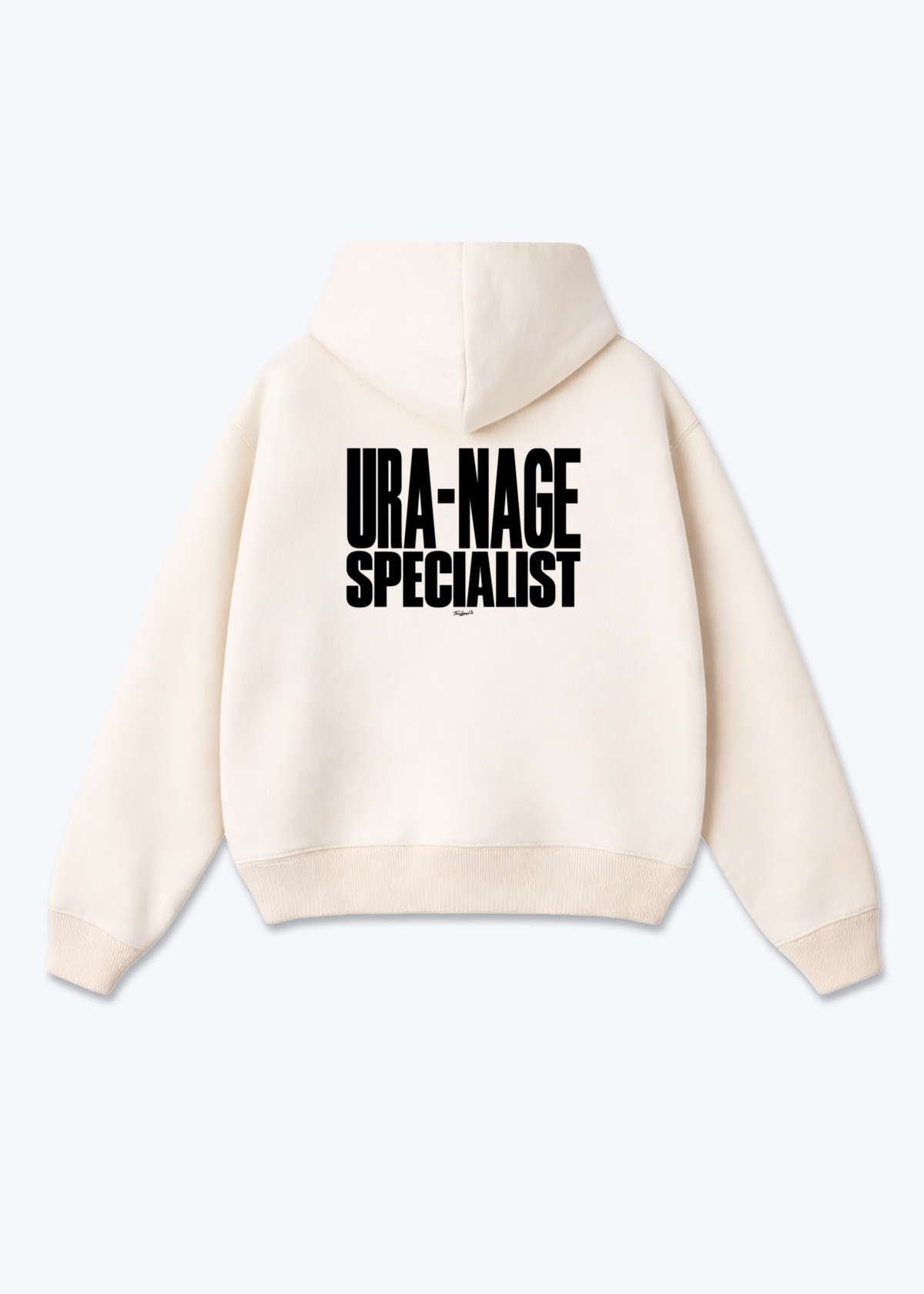 URA-NAGE SPECIALIST - Oversized Hoodie - Beige Back (Designed)