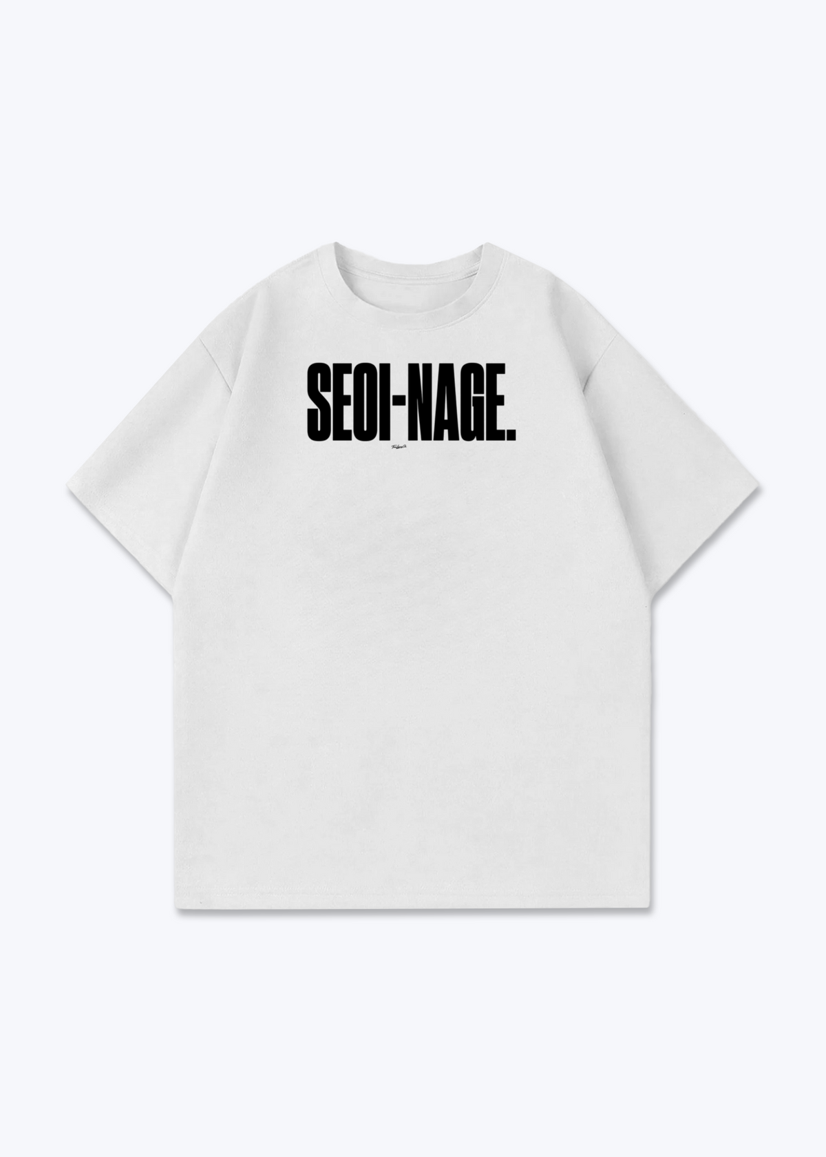 SEOI-NAGE - Oversized Shirt - White Front (Designed)