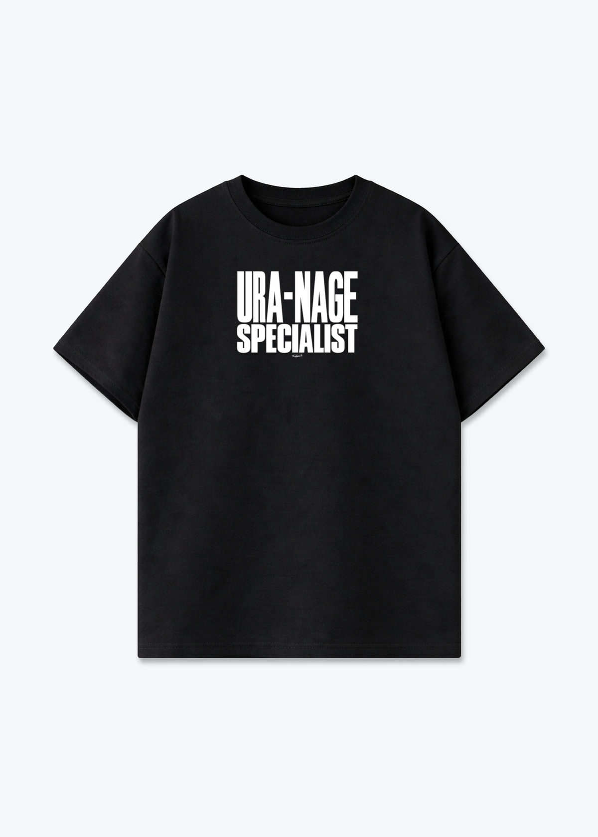 URA-NAGE SPECIALIST - Oversized Shirt - Black Front (Designed)