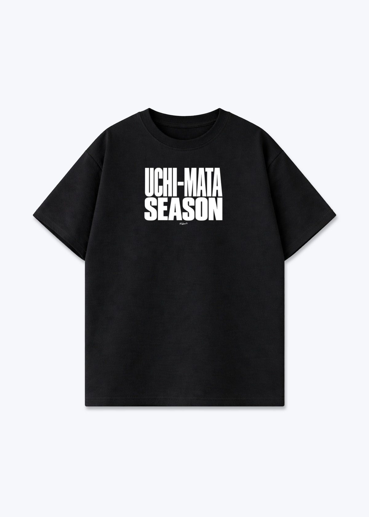 UCHI-MATA SEASON - Oversized Shirt - Black Front (Designed)
