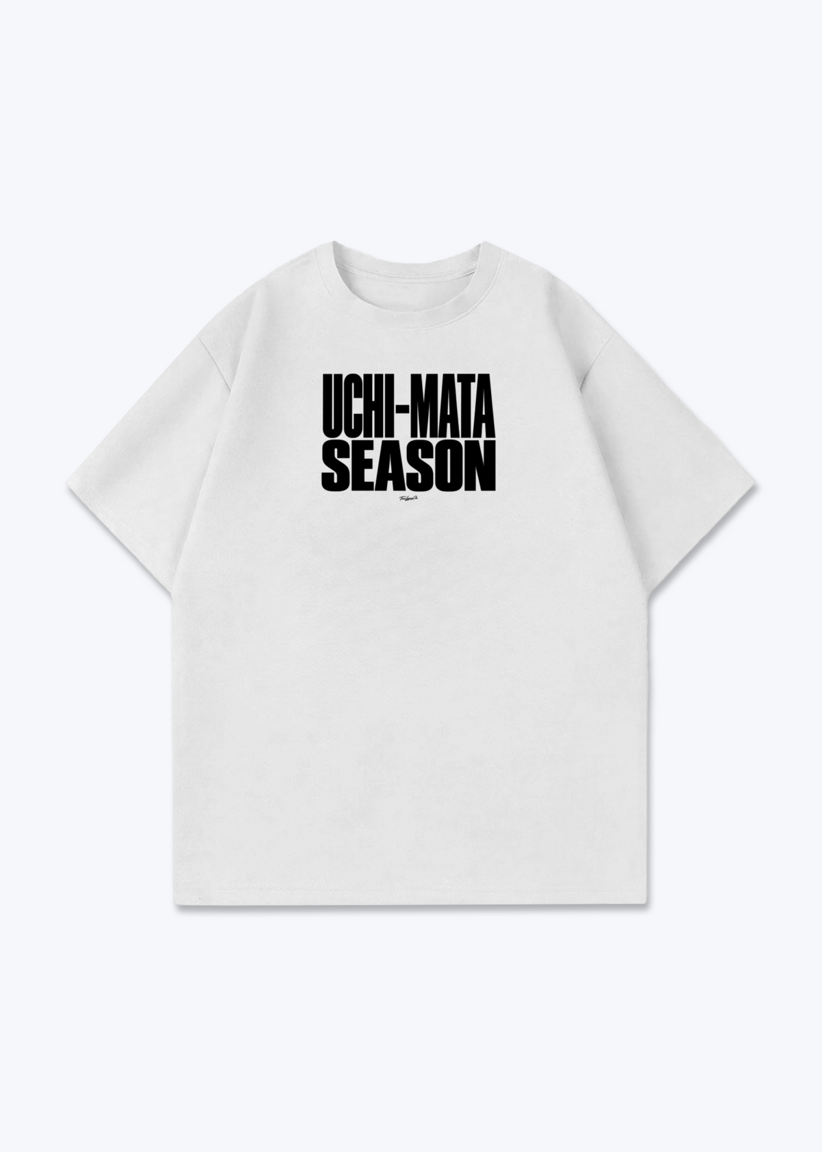 UCHI-MATA SEASON - Oversized Shirt - White Front (Designed)