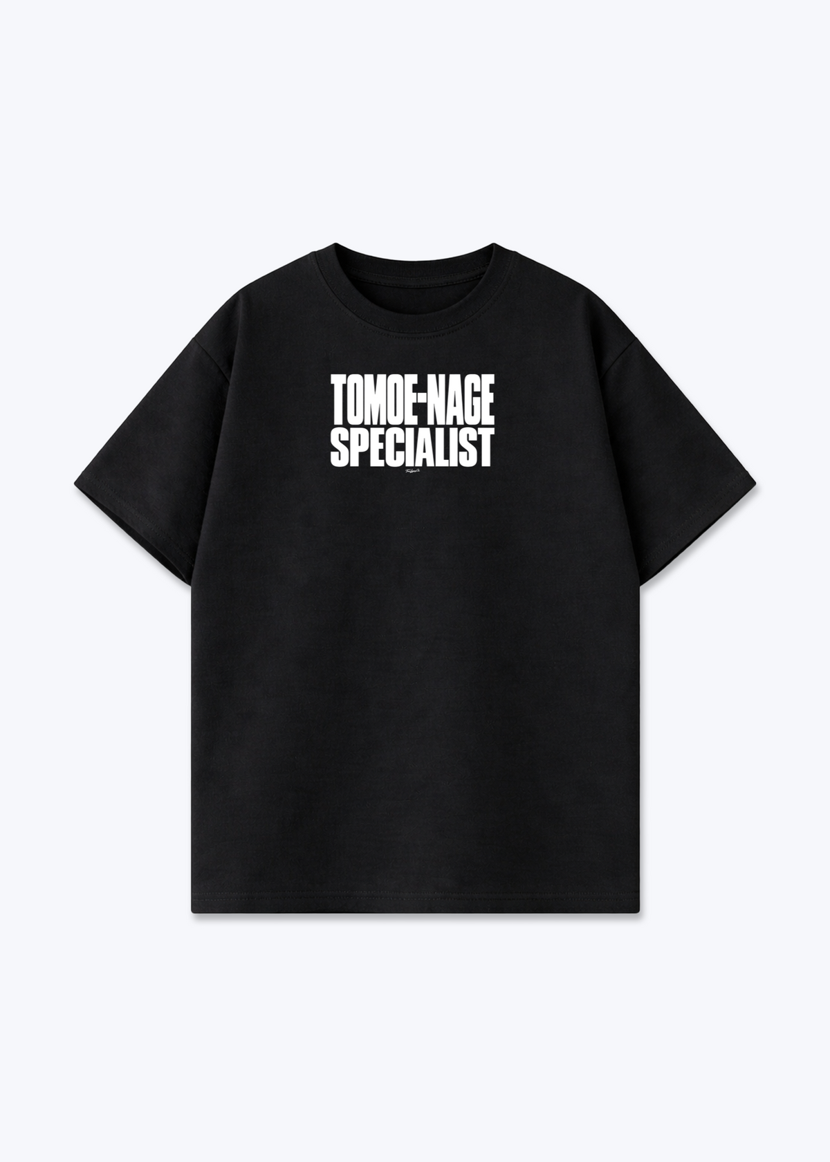TOMOE-NAGE SPECIALIST - Oversized Shirt - Black Front (Designed)