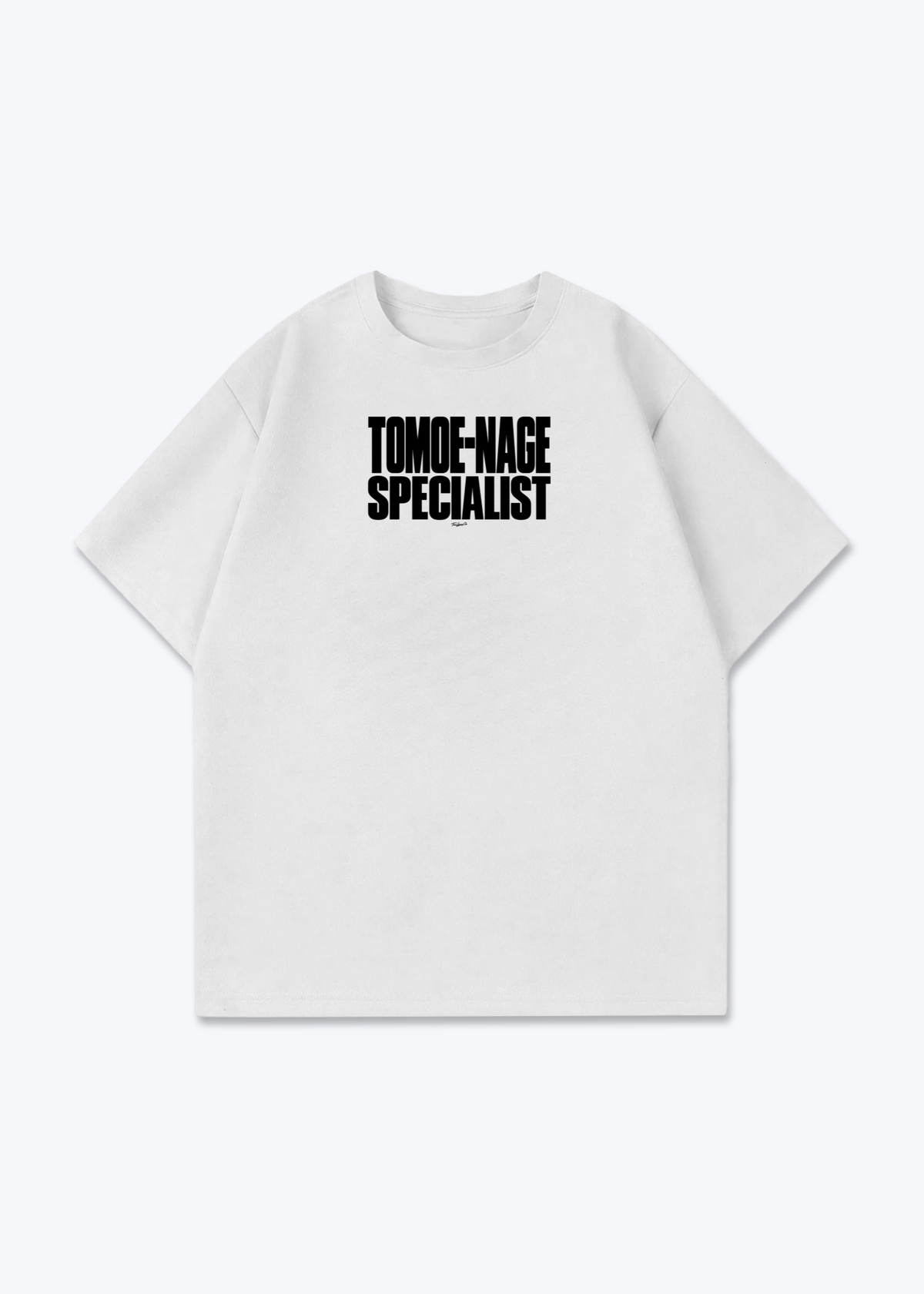 TOMOE-NAGE SPECIALIST - Oversized Shirt - White Front (Designed)