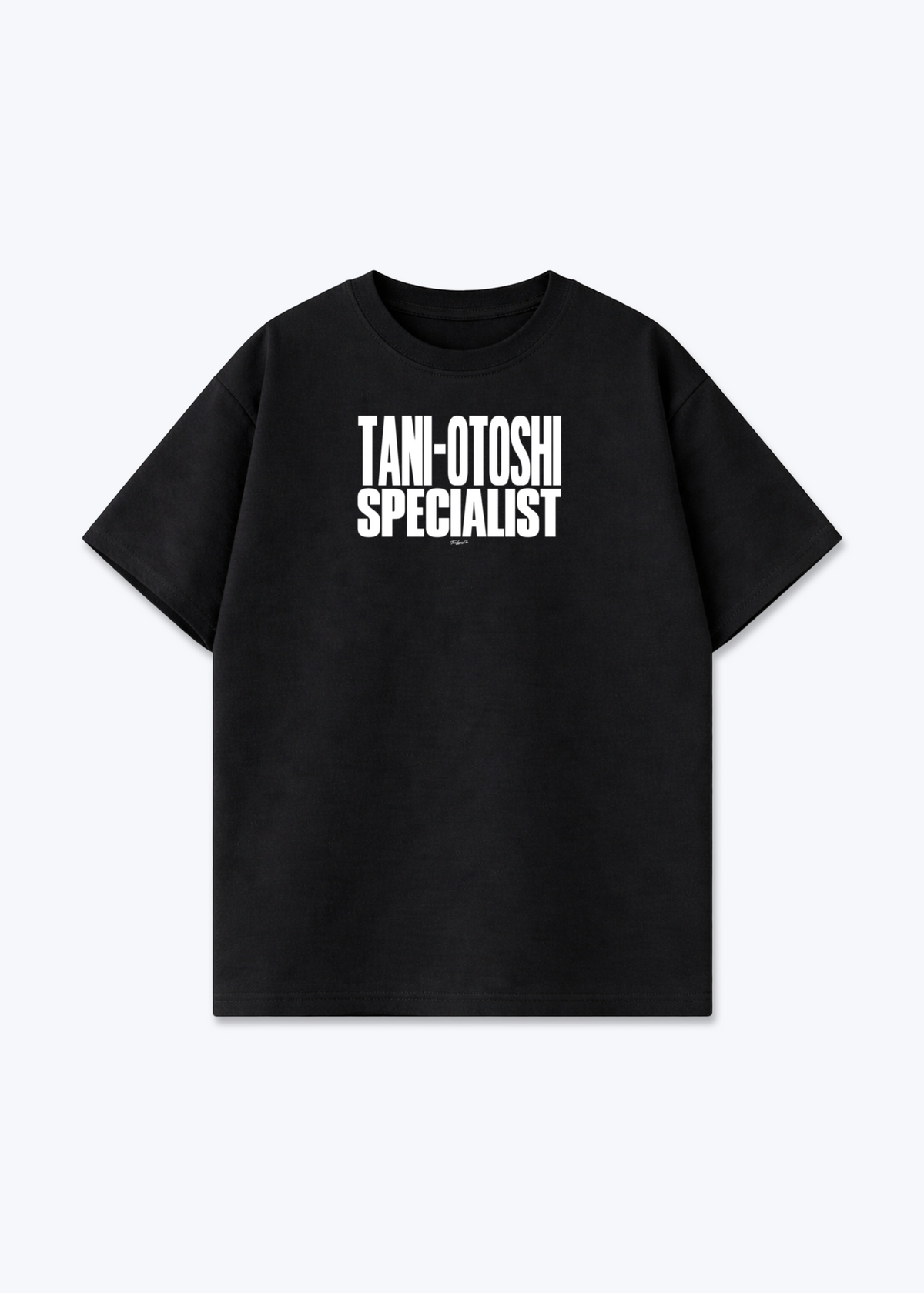 TANI-OTOSHI SPECIALIST - Oversized Shirt - Black Front (Designed)