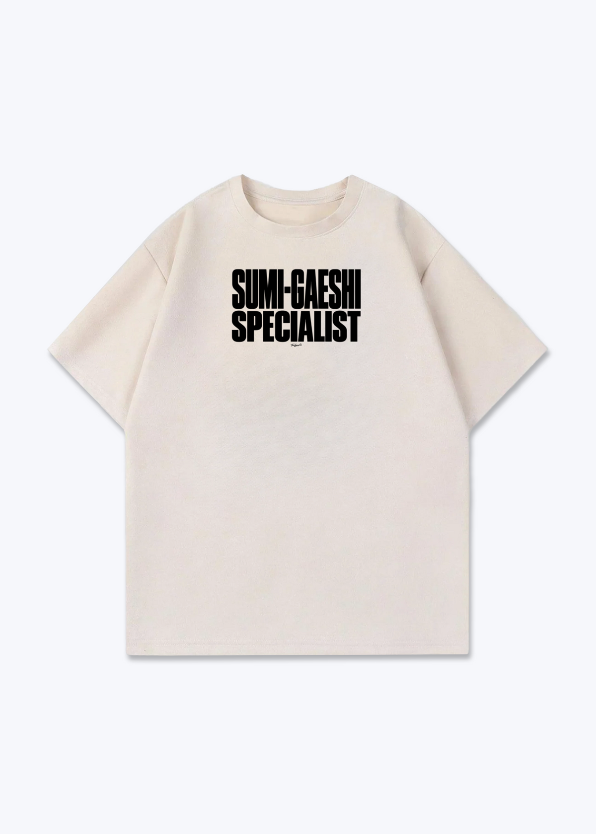 SUMI-GAESHI SPECIALIST - Oversized Shirt - Beige Front (Designed)