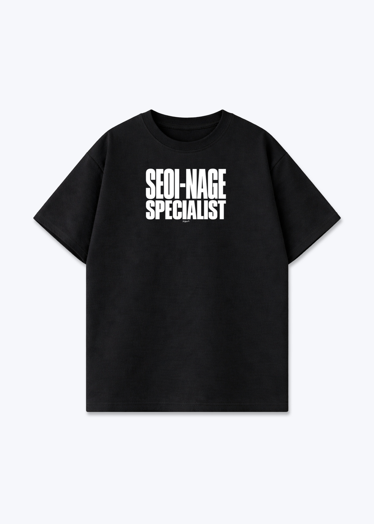 SEOI-NAGE SPECIALIST - Oversized Shirt - Black Front (Designed)