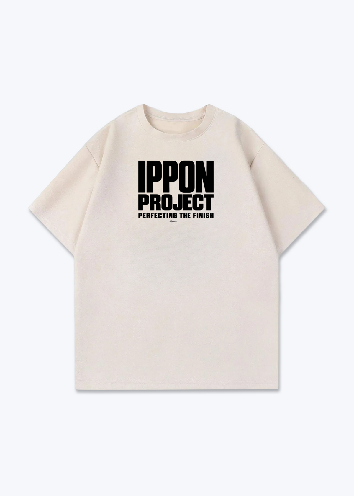 IPPON PROJECT - Oversized Shirt - Beige Front (Designed)