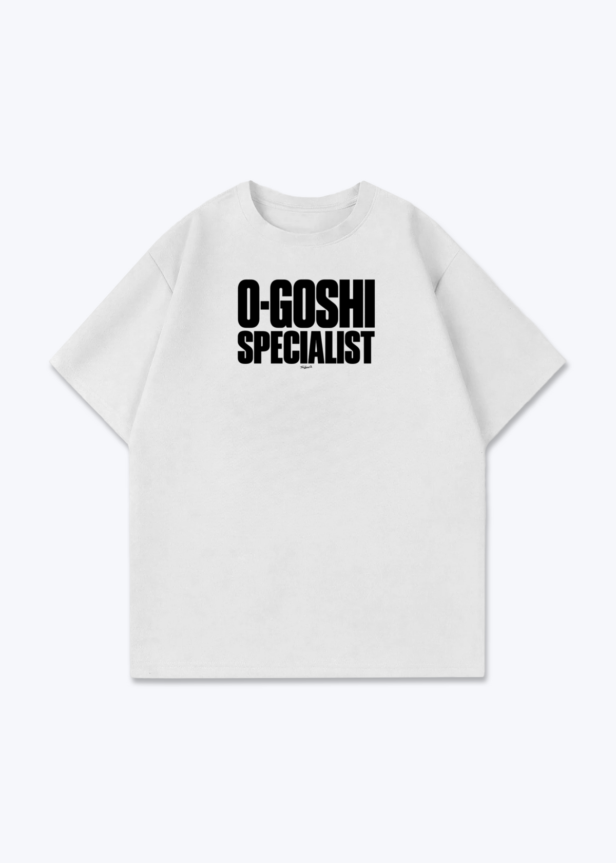O-GOSHI SPECIALIST - Oversized Shirt - White Front (Designed)