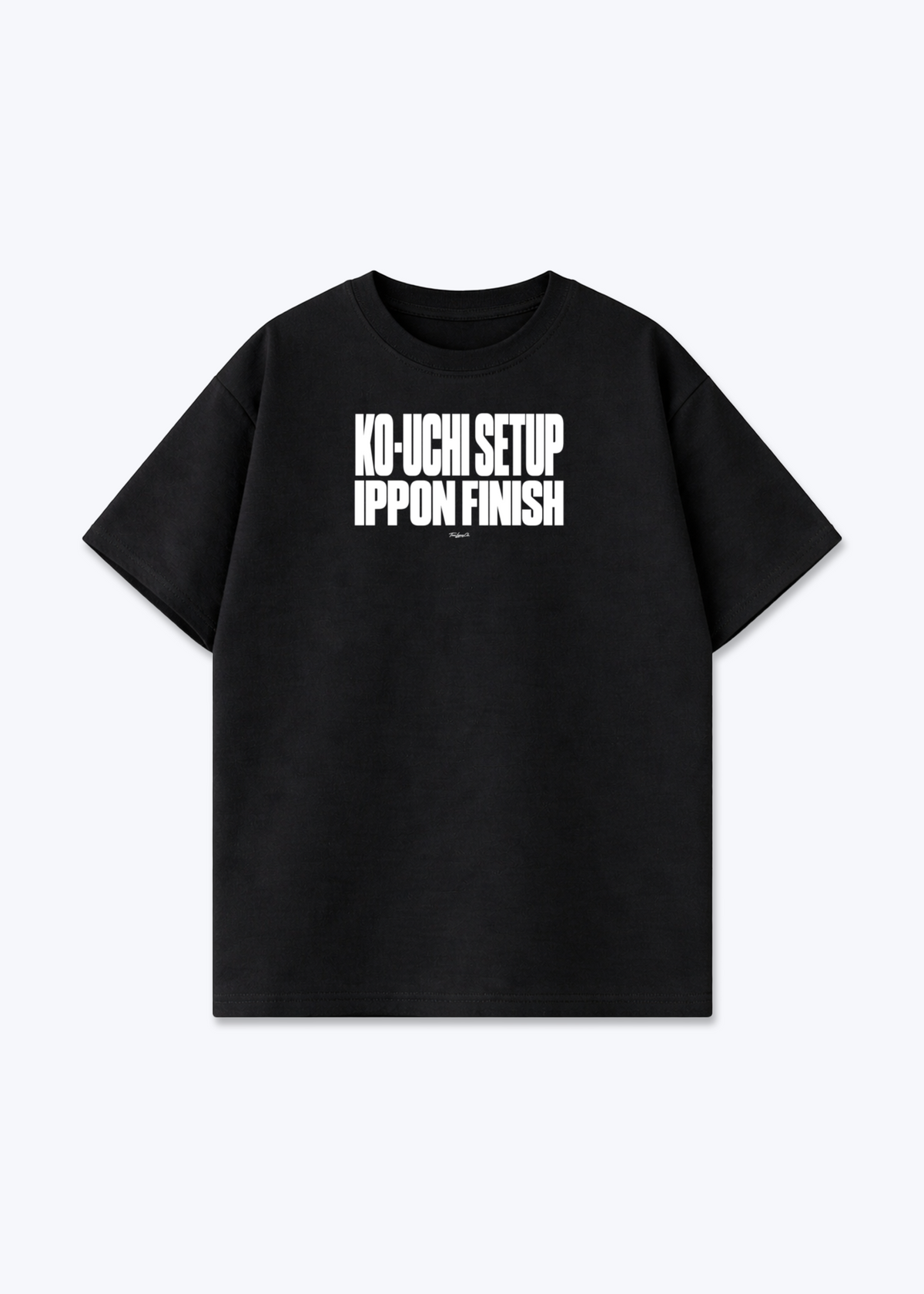 KO-UCHI SETUP - Oversized Shirt - Black Front (Designed)