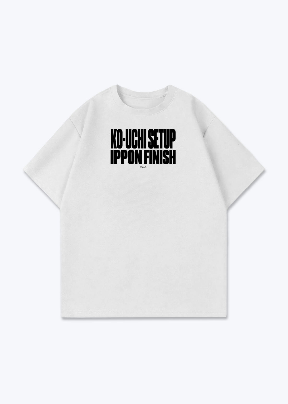 KO-UCHI SETUP - Oversized Shirt - White Front (Designed)