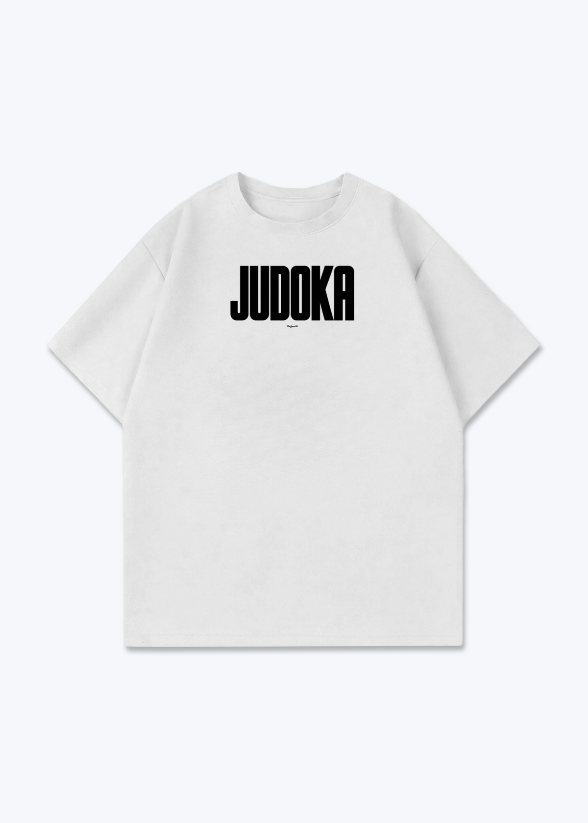 JUDOKA - Oversized Shirt - White Front (Designed)