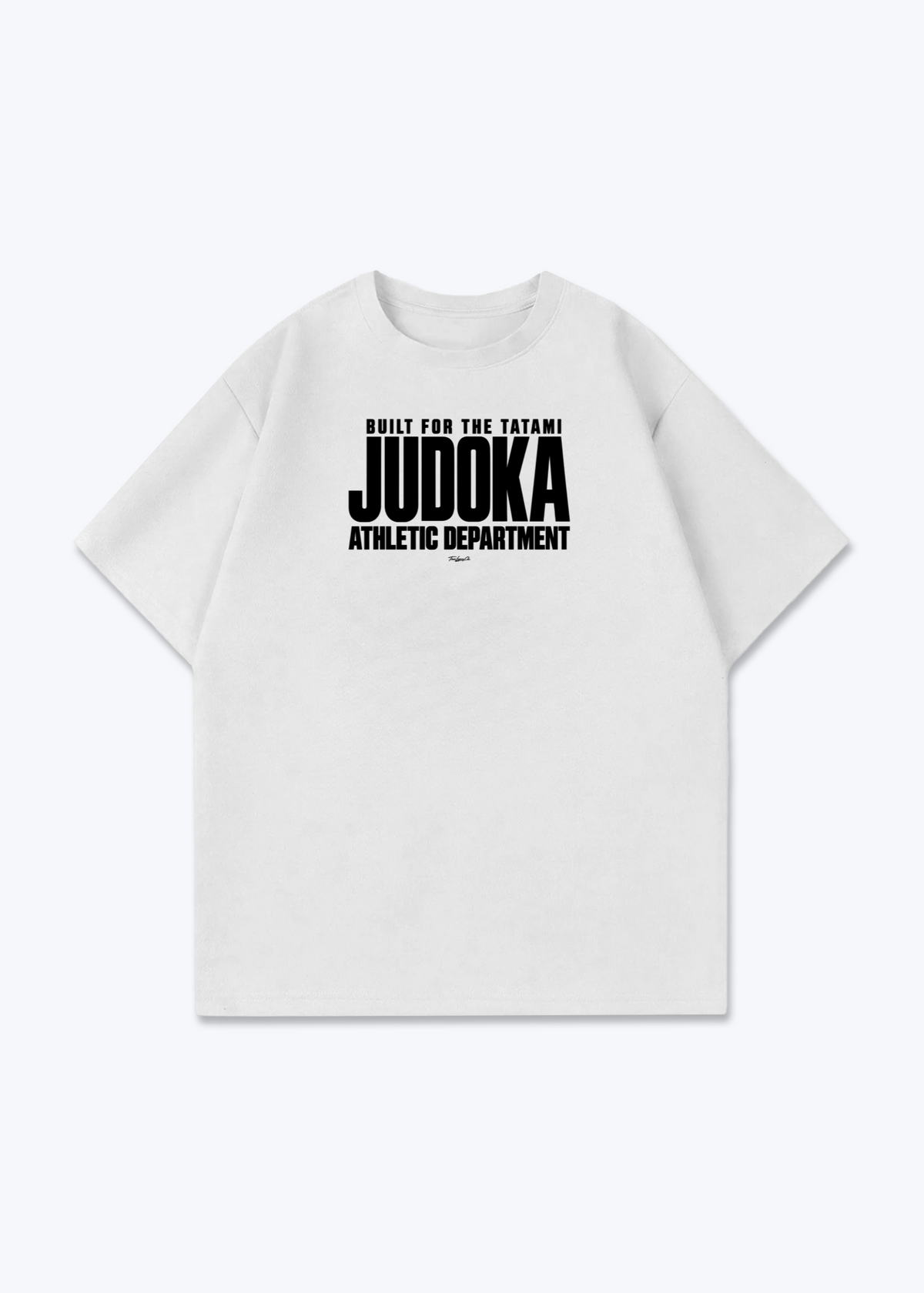 JUDOKA ATHLETIC DEPARTMENT - Oversized Shirt - White Front (Designed)