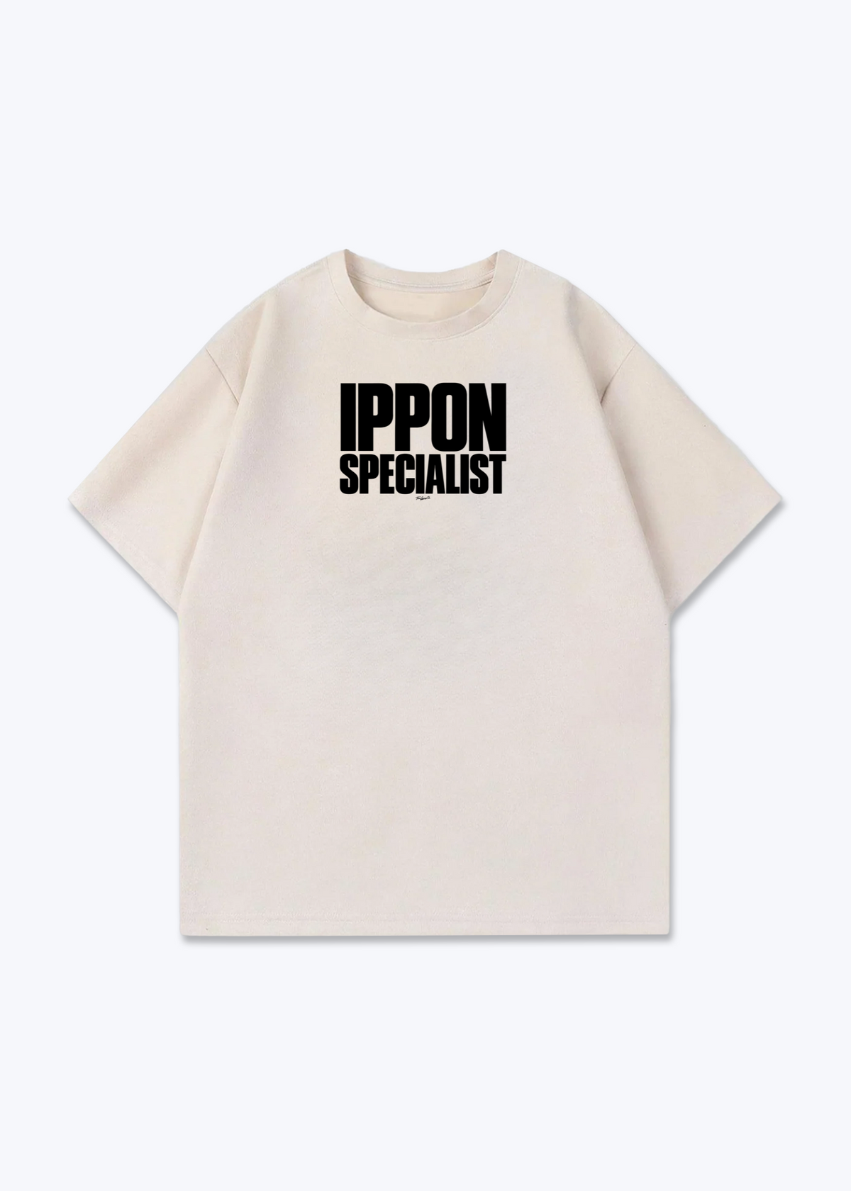 IPPON SPECIALIST - Oversized Shirt - Beige Front (Designed)
