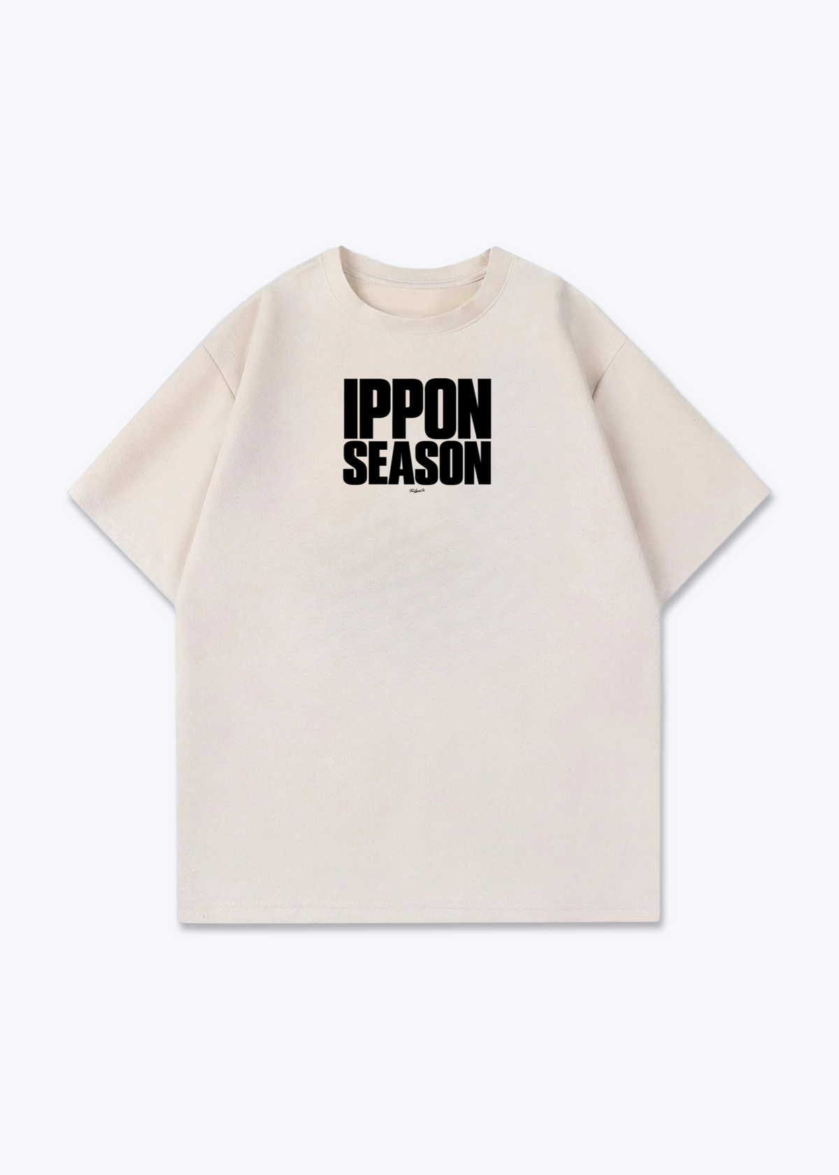 IPPON SEASON - Oversized Shirt - Beige Front (Designed)