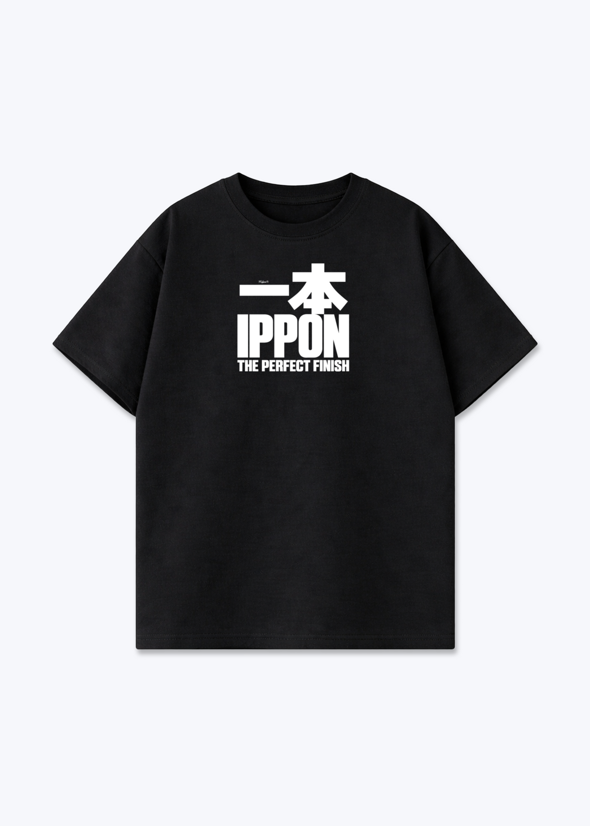 IPPON THE PERFECT FINISH (CLASSIC) - Oversized Shirt - Black Front (Designed)