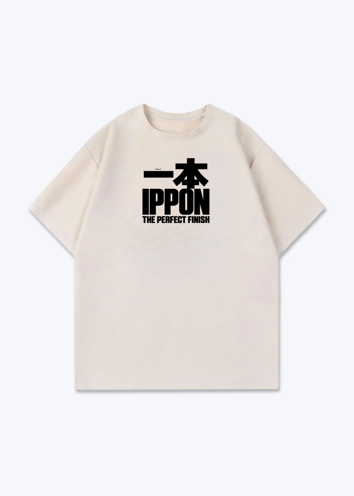 IPPON THE PERFECT FINISH (CLASSIC) - Oversized Shirt - Beige Front (Designed)