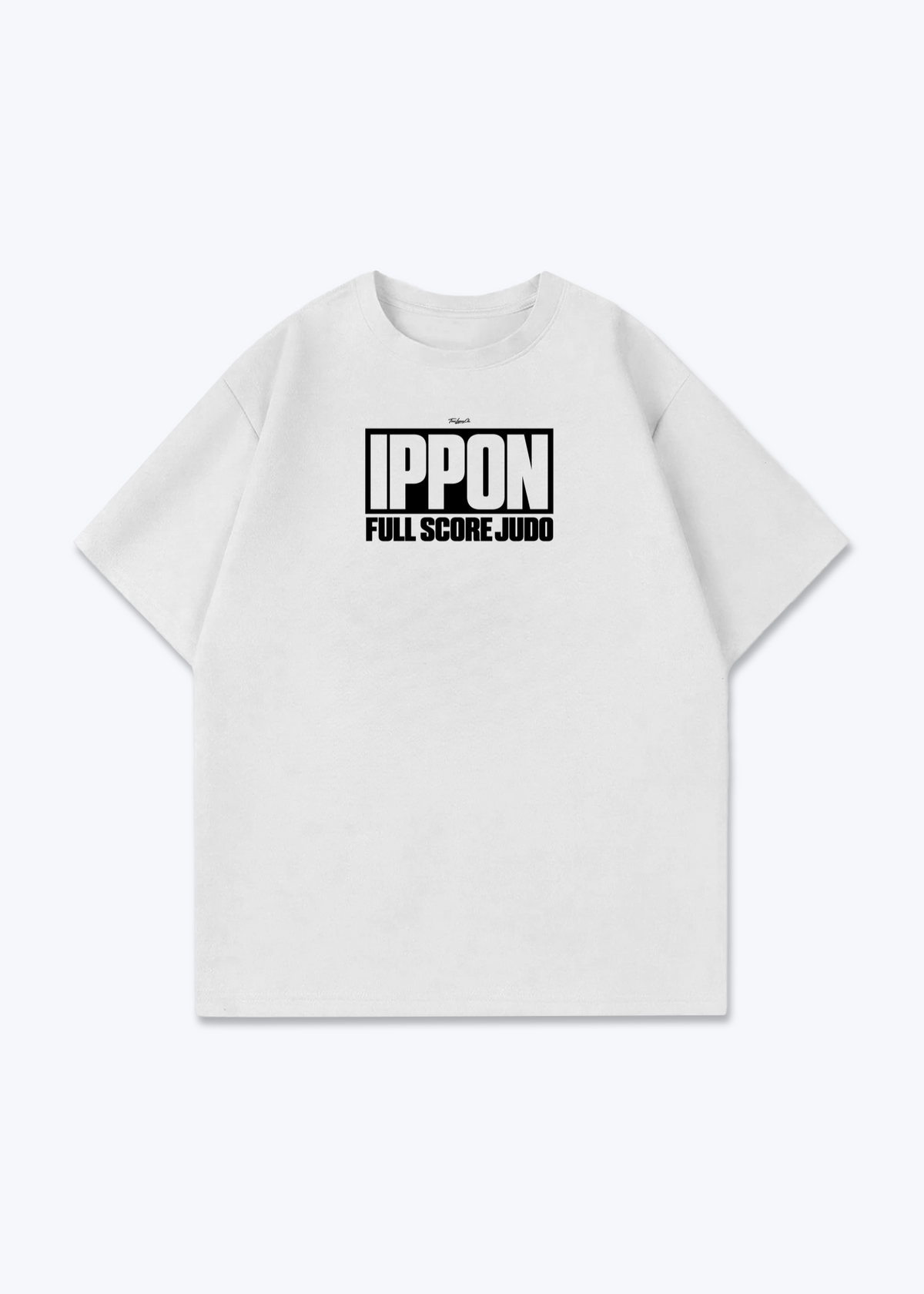 IPPON SCOREBOARD (FSJ) - Oversized Shirt - White Front (Designed)