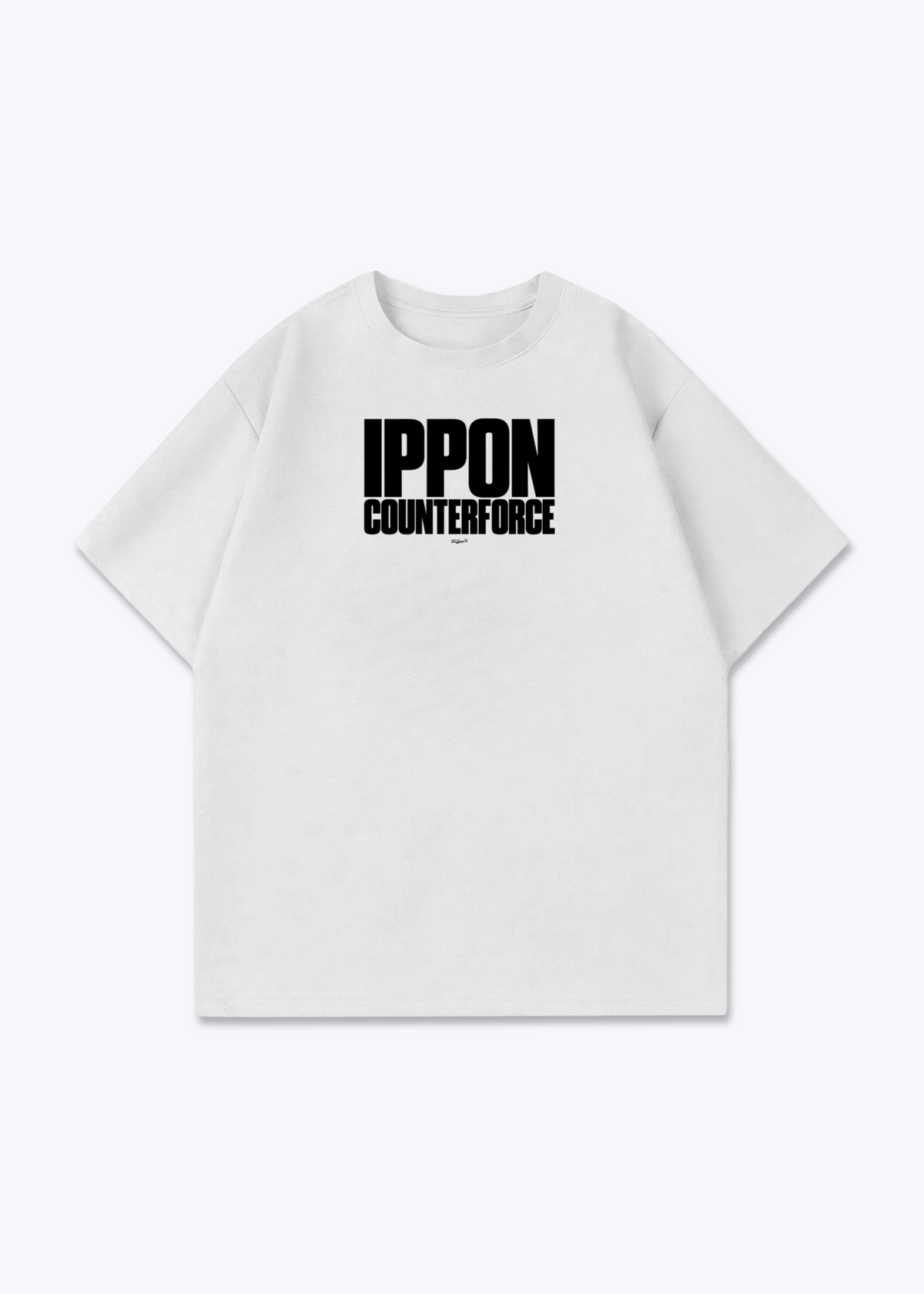 IPPON COUNTERFORCE - Oversized Shirt - White Front (Designed)
